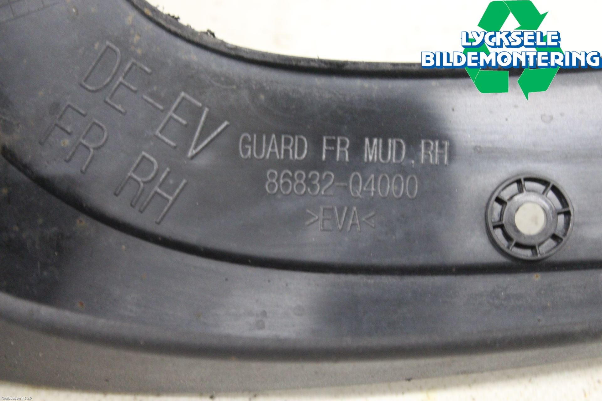 Kia NIRO (DE) 17-22 Stänkskydd