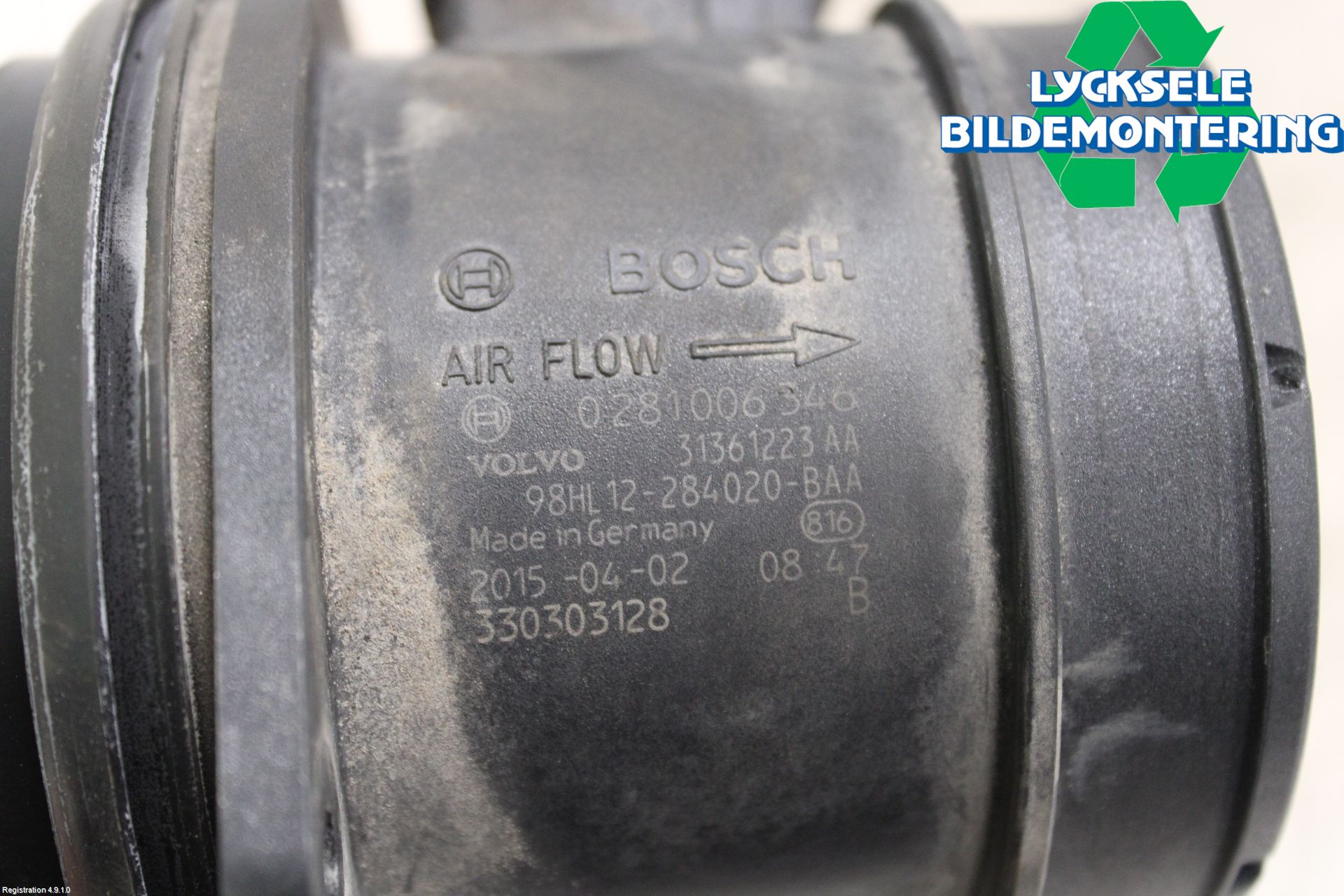 Volvo XC60 14-17 Injluftmassamätare