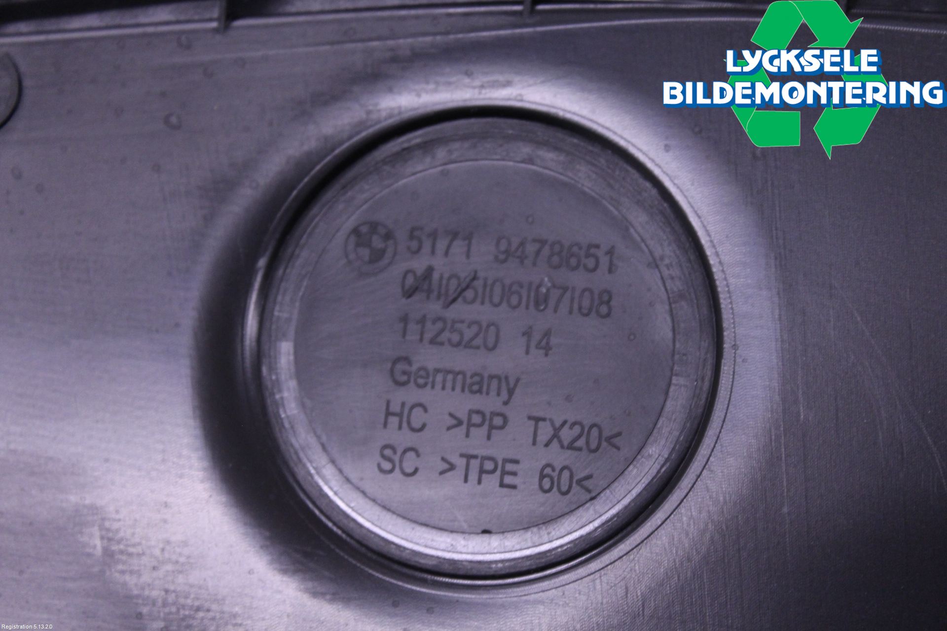 BMW X1/iX1 U11 23- Täckplast Front