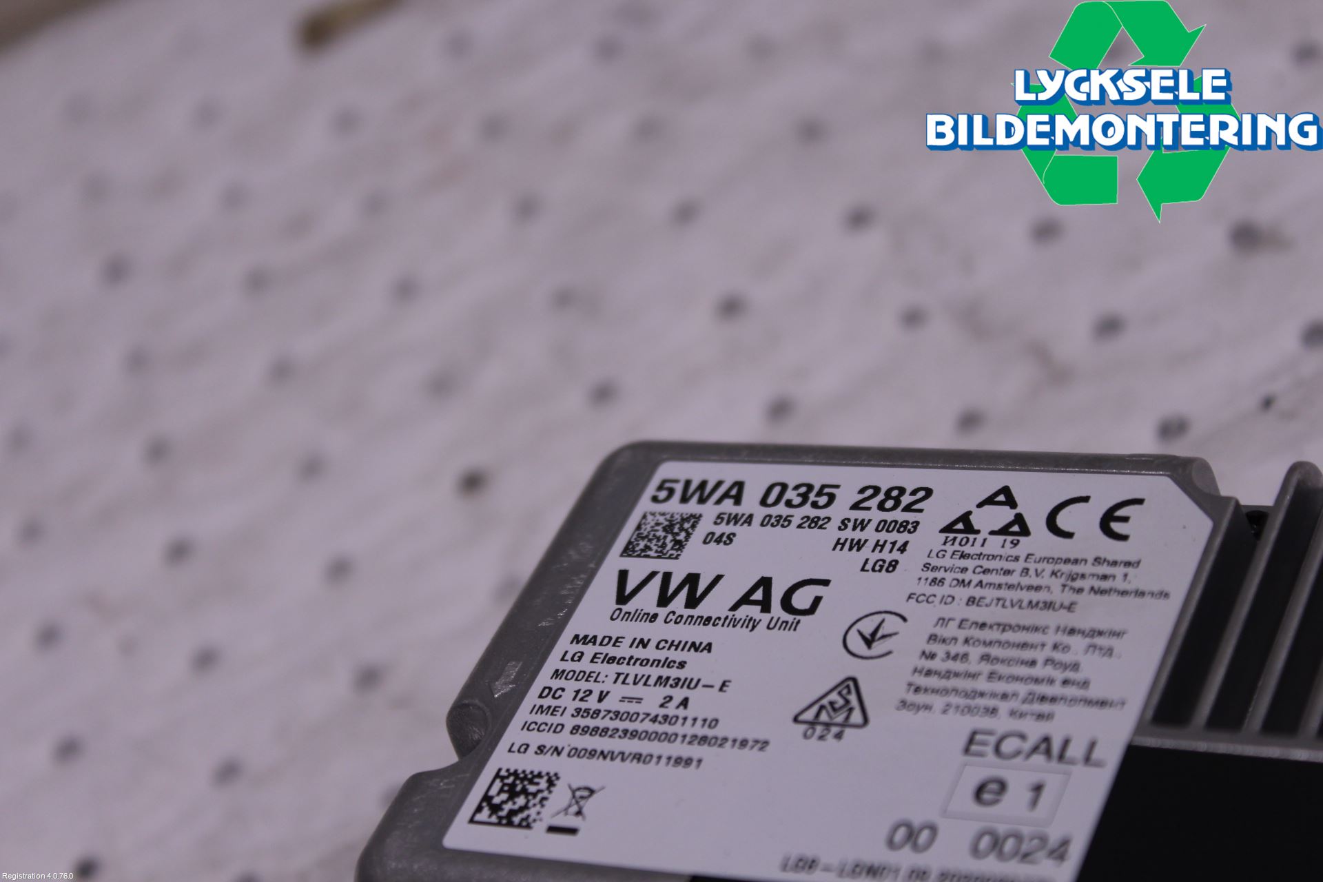 Volkswagen VW T-CROSS 19- Styrenhet Övrigt