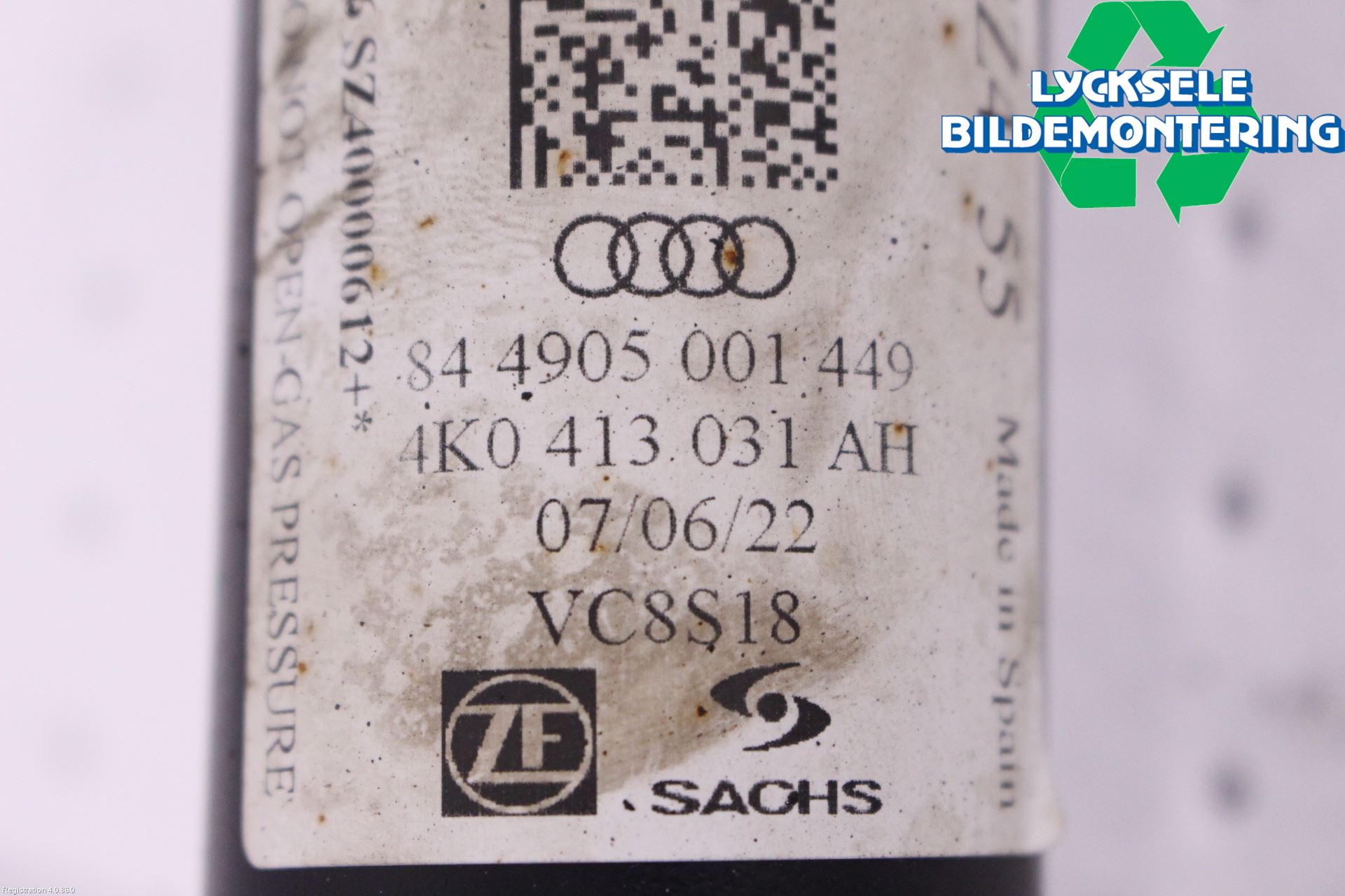 Audi A6 F2/C8 19- Fjäderben Fram Höger