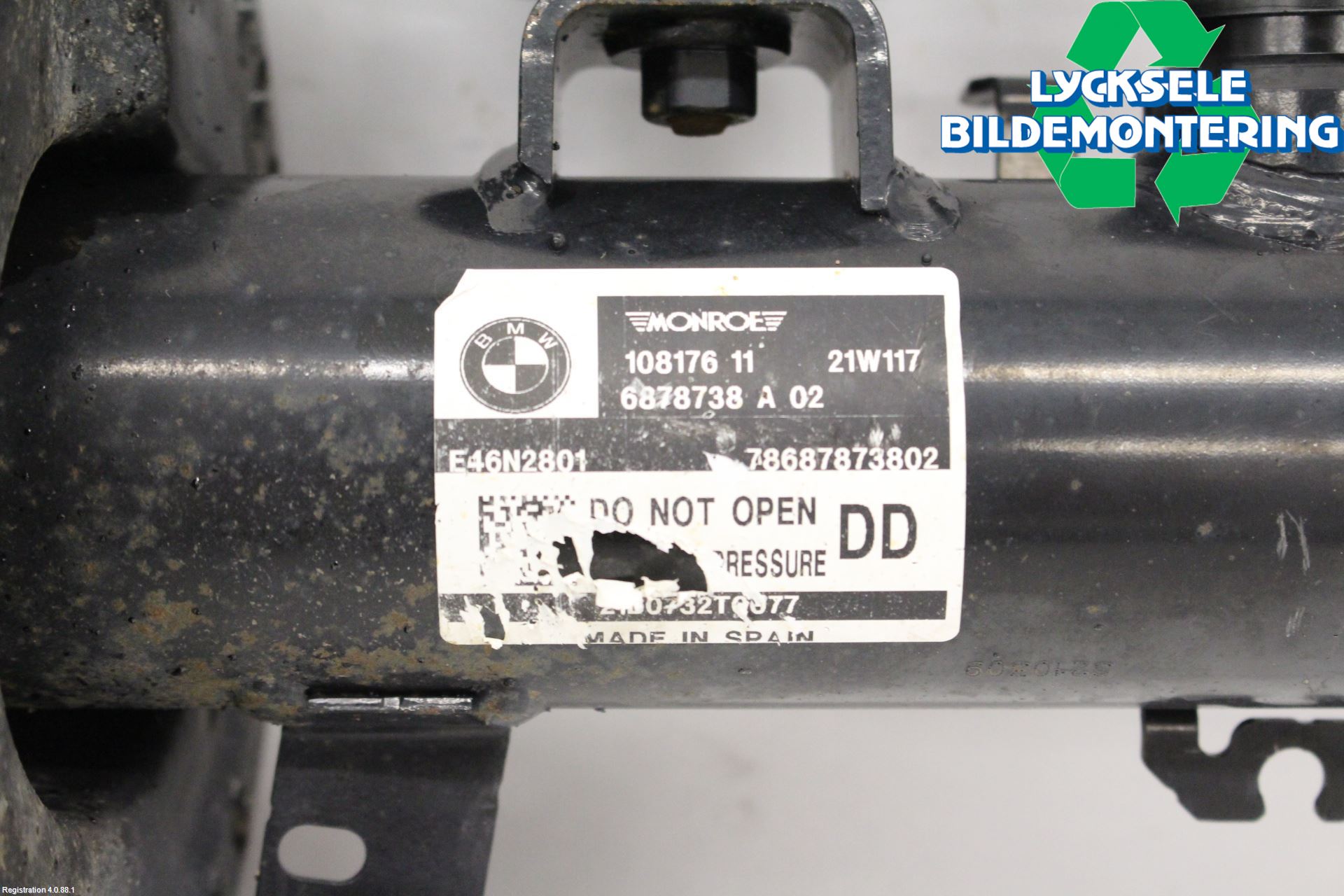 BMW 3 G20/G21/G80/G81 19- Fjäderben Fram Höger