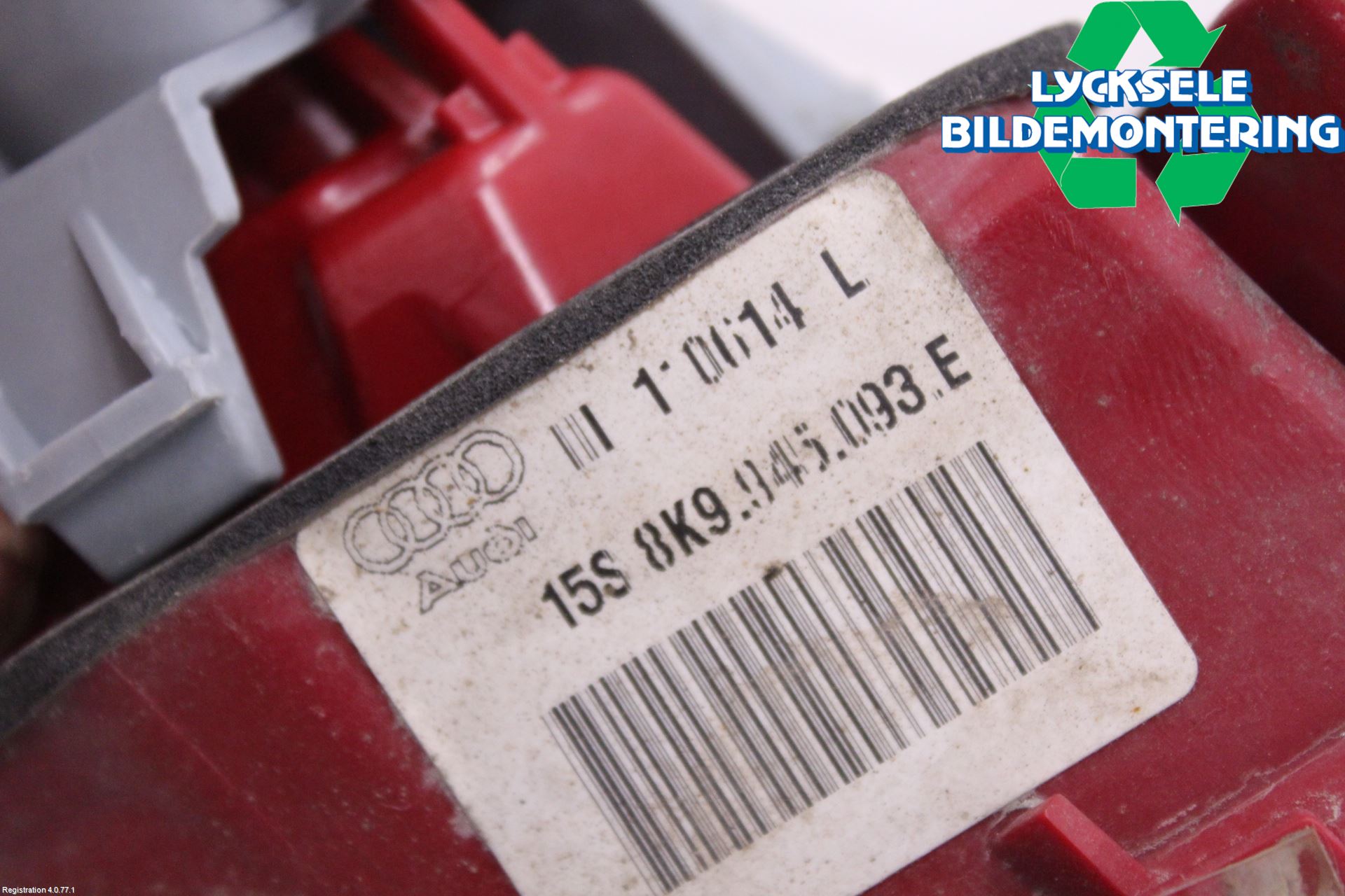 Audi A4 12-15 Bakljus Lucka Vä