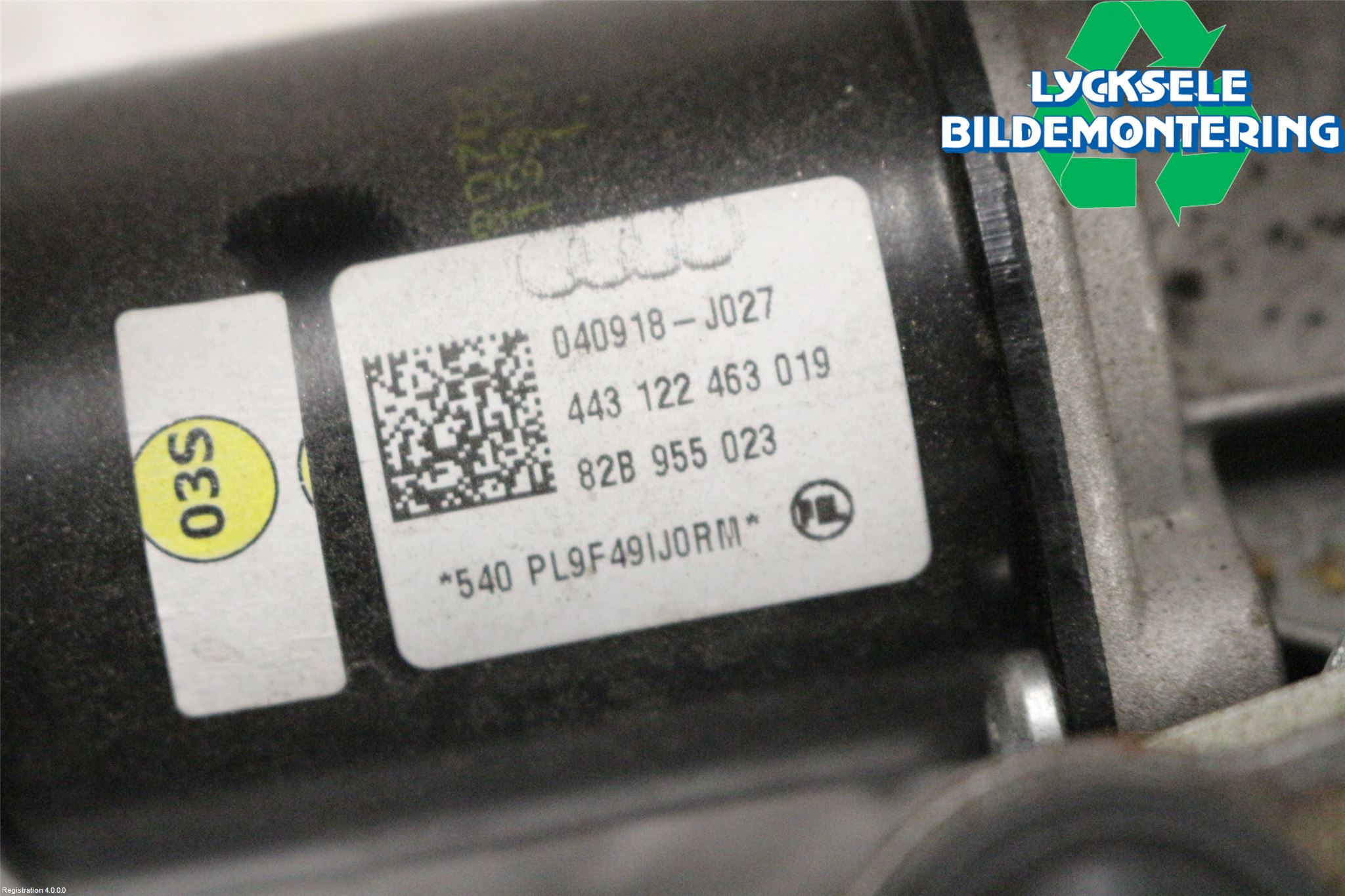 Audi A1 19- Torkarmekanism Vindruta