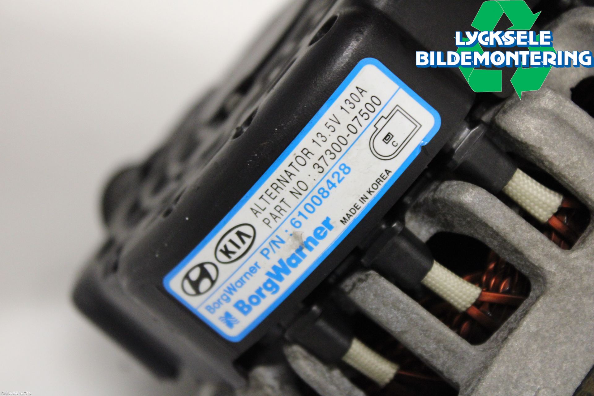 Kia PICANTO 17- Generator