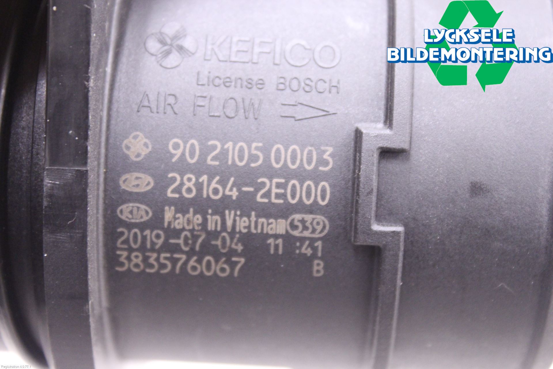 Kia OPTIMA 16-20 Injluftmassamätare