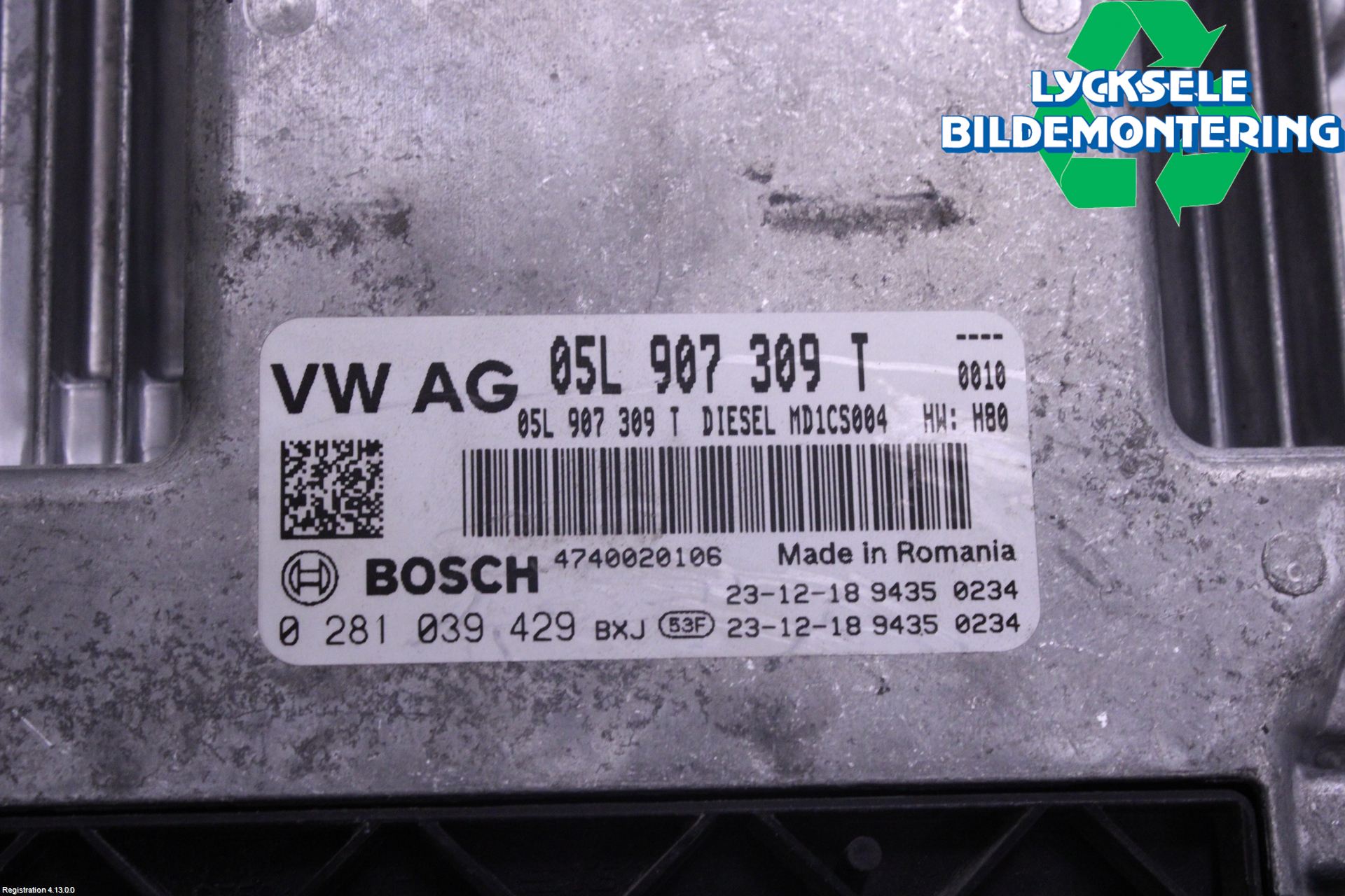 Volkswagen VW PASSAT 20-24 Styrenhet Inspump Diesel
