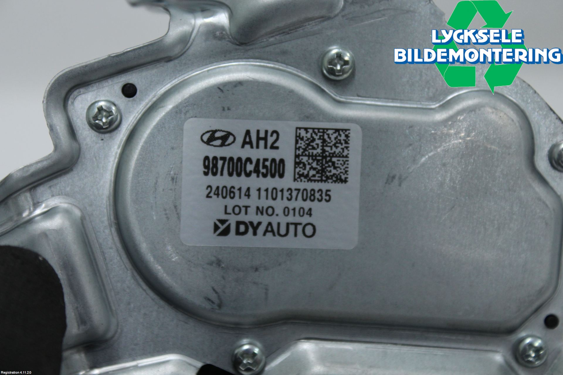 Hyundai i10 LA 20- Torkarmotor Baklucka