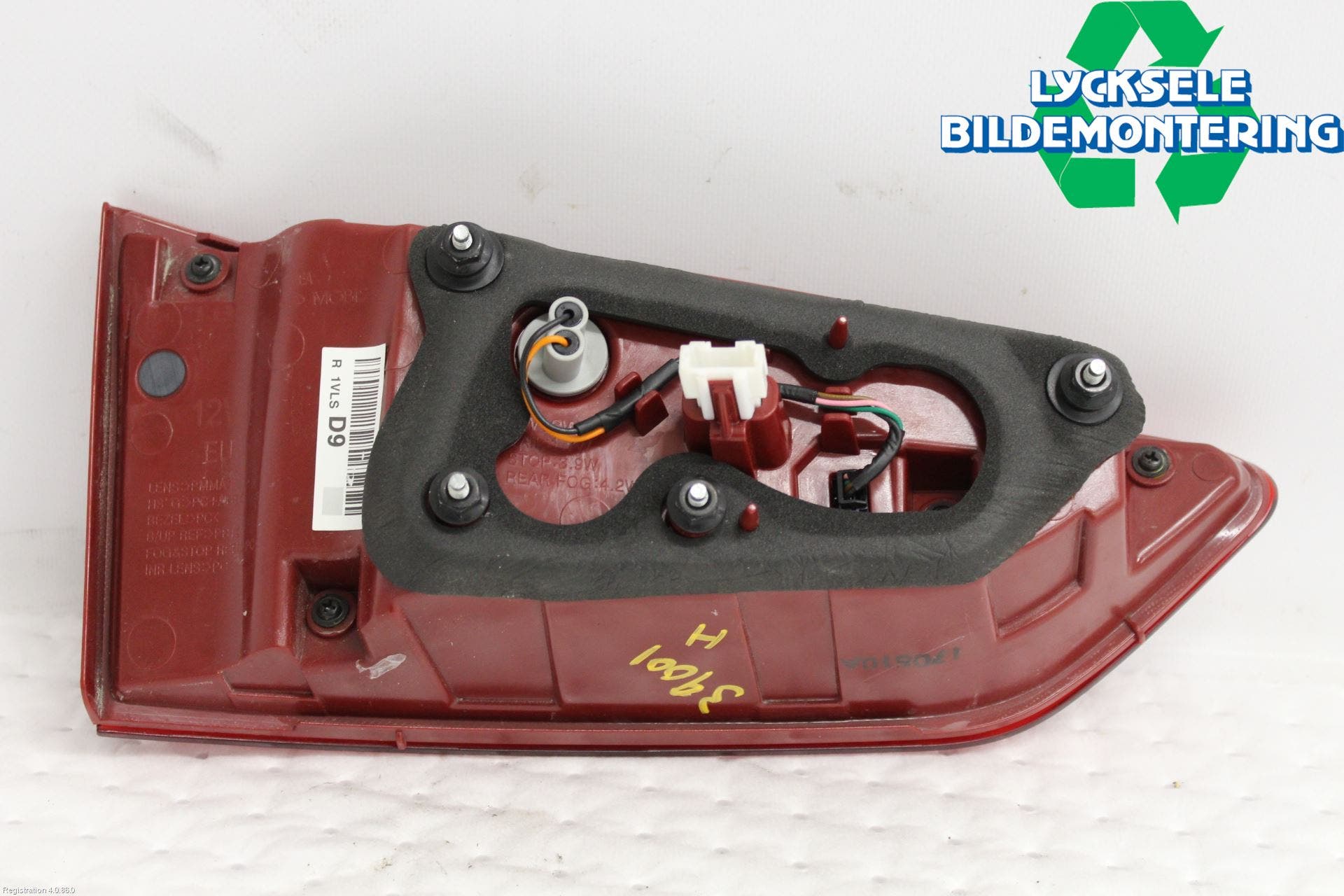 Kia OPTIMA 16-20 Bakljus Lucka Hö