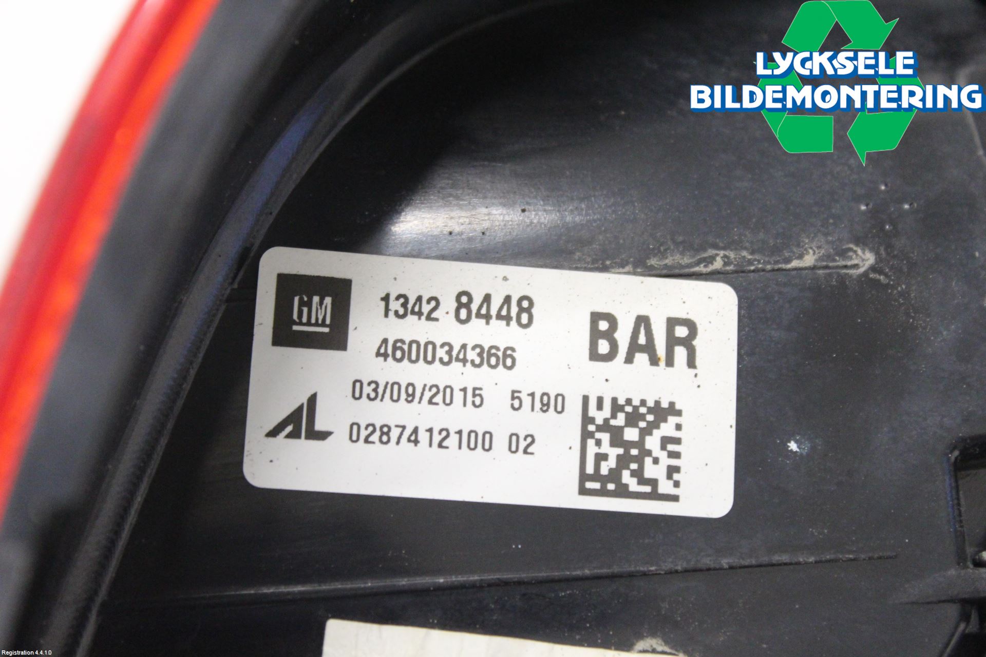 Opel CORSA E 15-19 Bakljus Höger