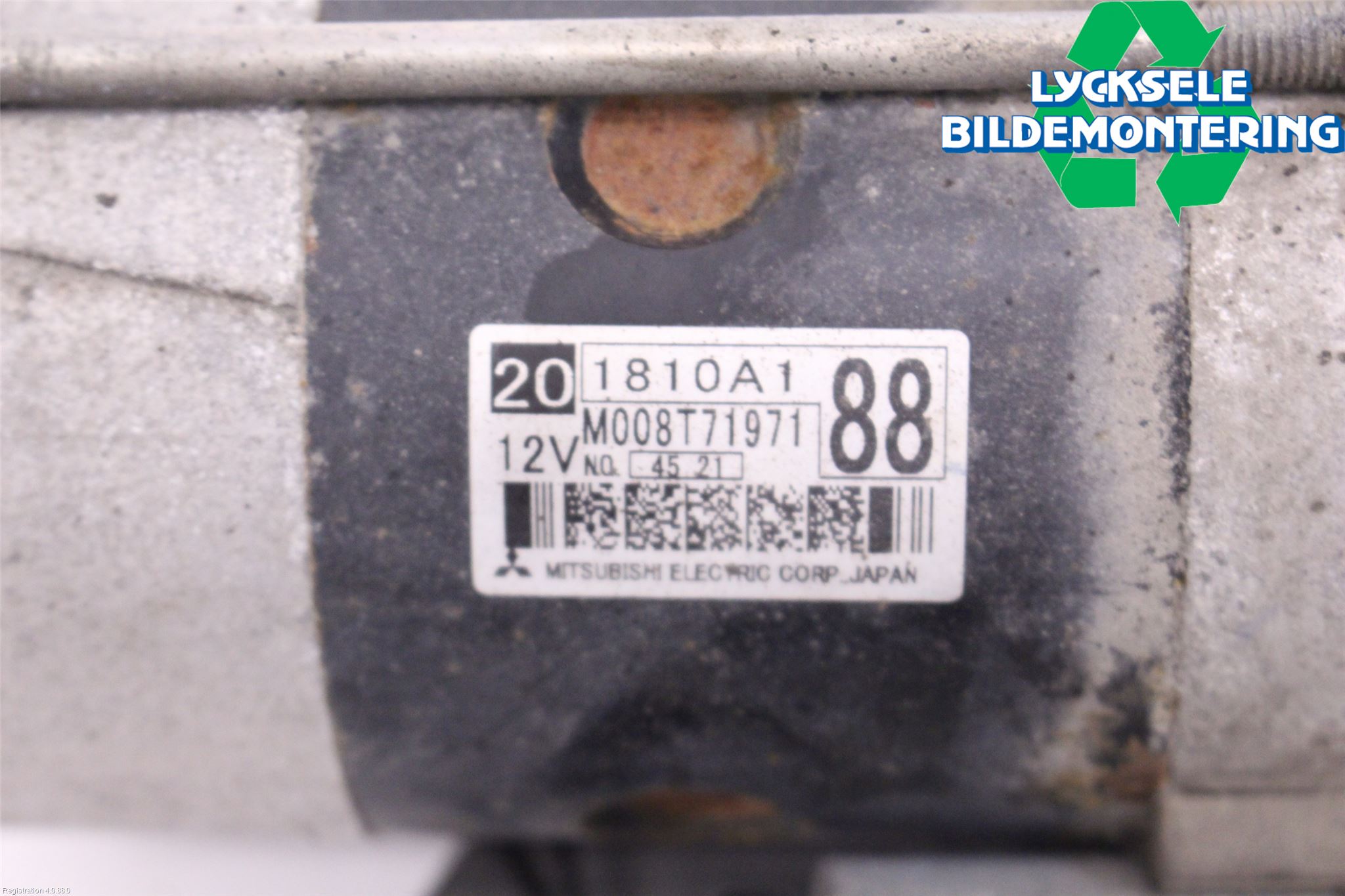 Mitsubishi ASX 10-22 Startmotor Diesel