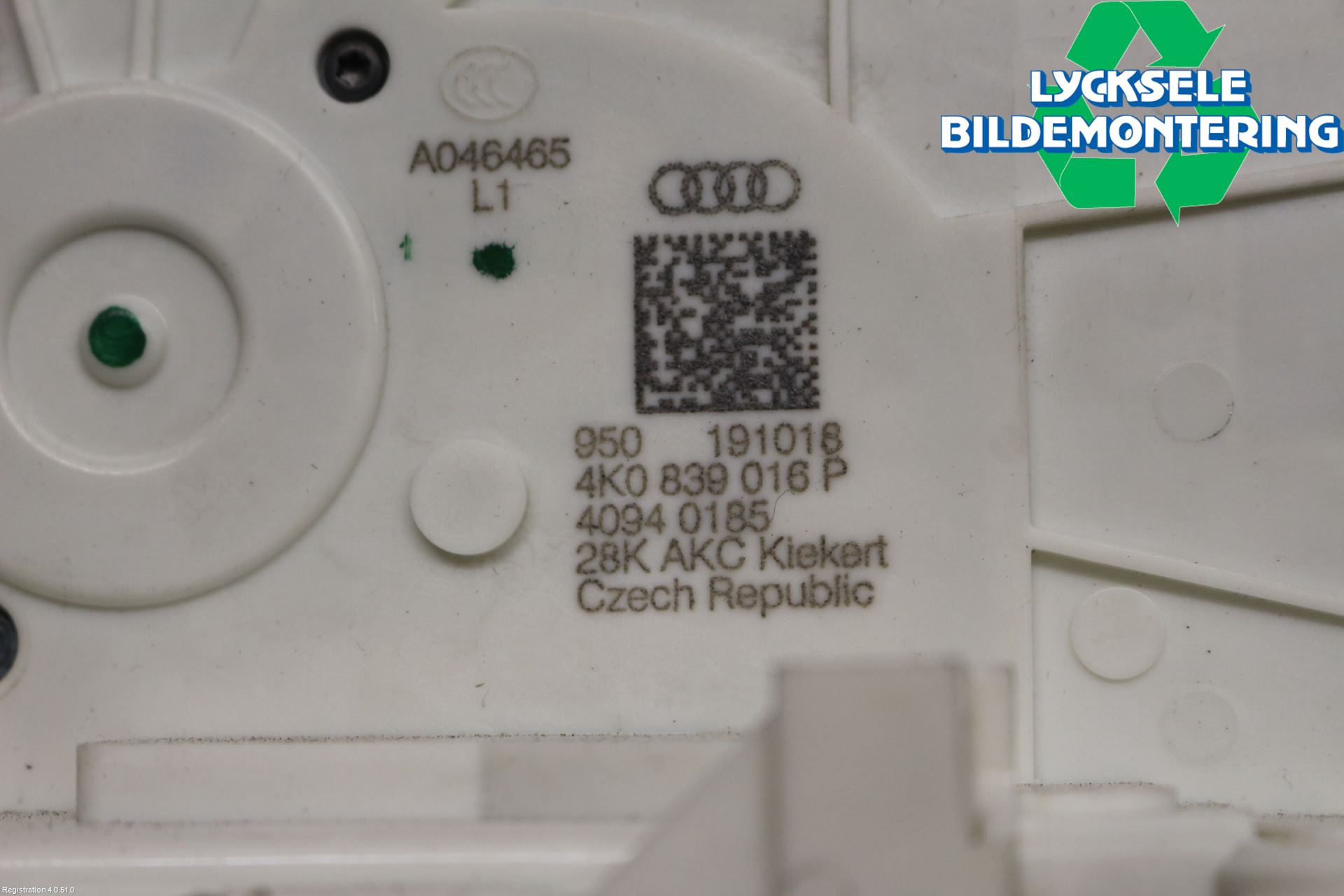 Audi Q8/SQ8 4M 19- Låskista-Dörrlås