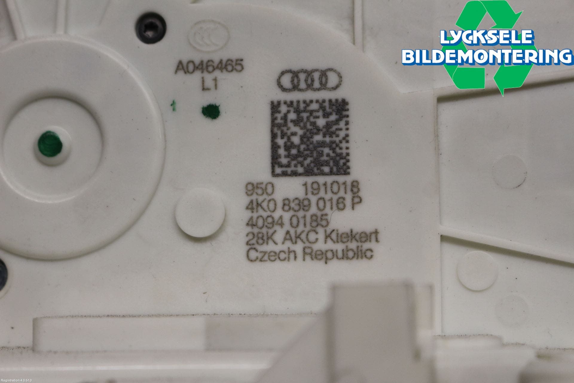 Audi Q8/SQ8 4M 19- Låskista-Dörrlås