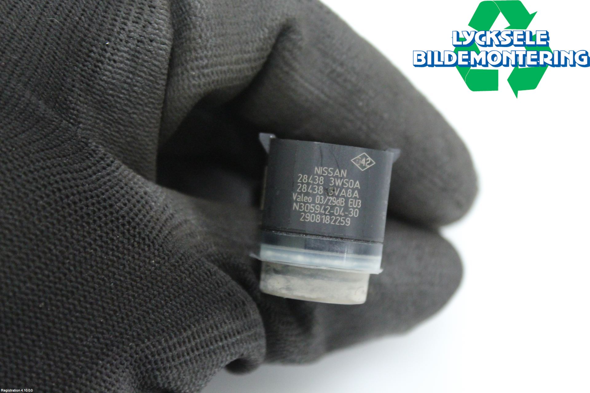 Nissan LEAF 18- Parkeringshjälp Backsensor