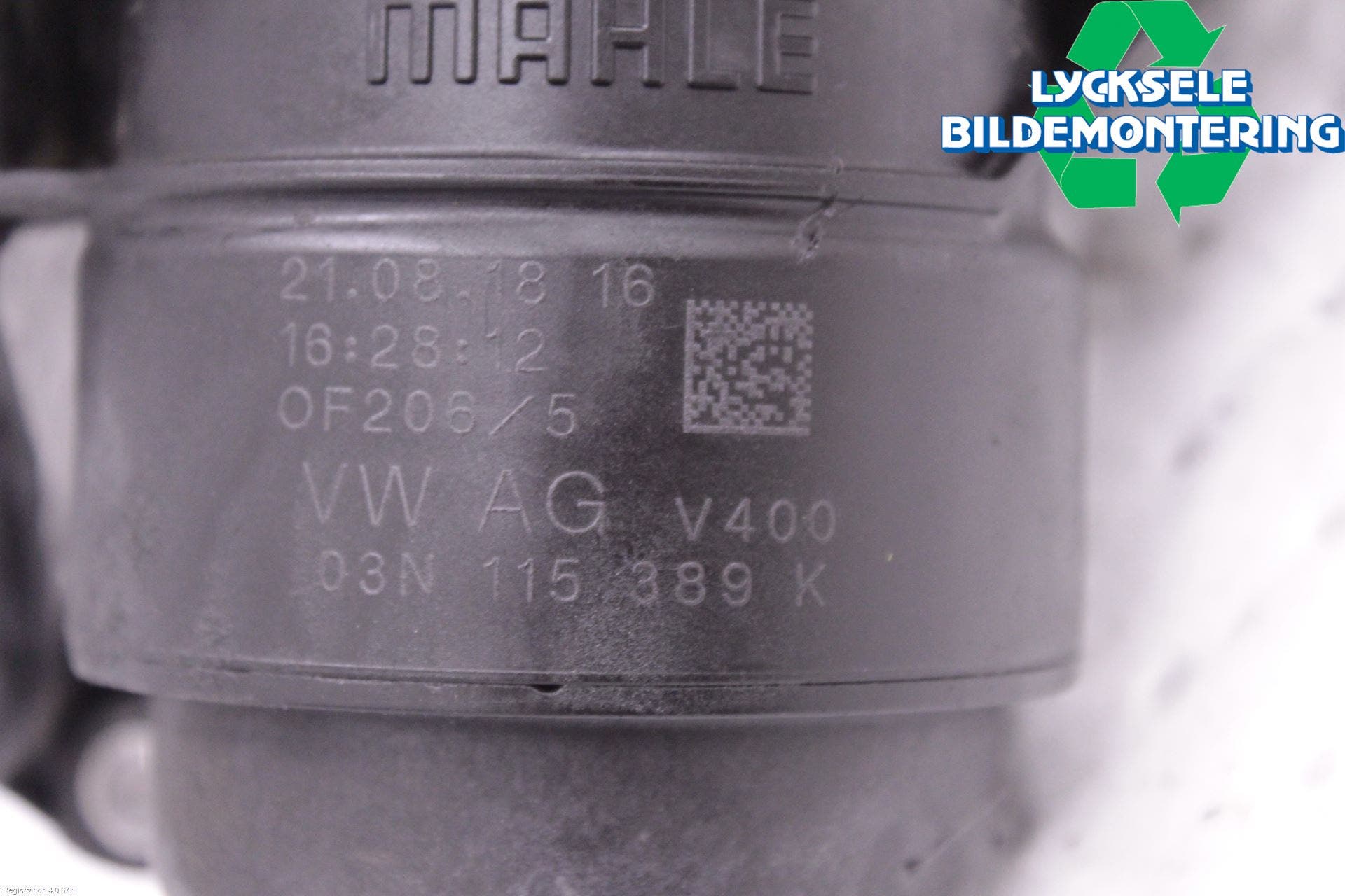 Seat ATECA 16->> Oljefilterhållare