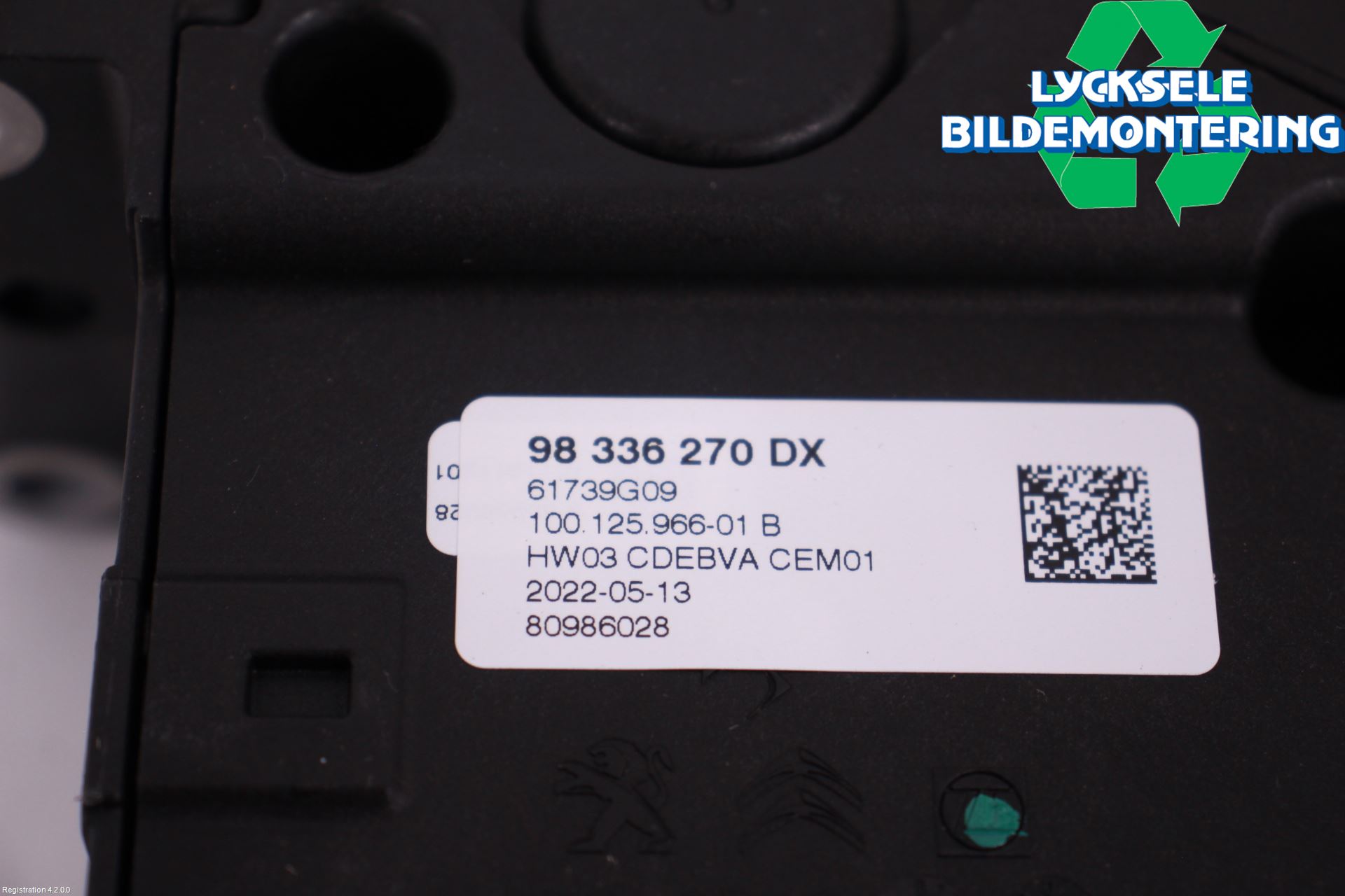 Citroen C5 AIRCROSS 19- Växelspak