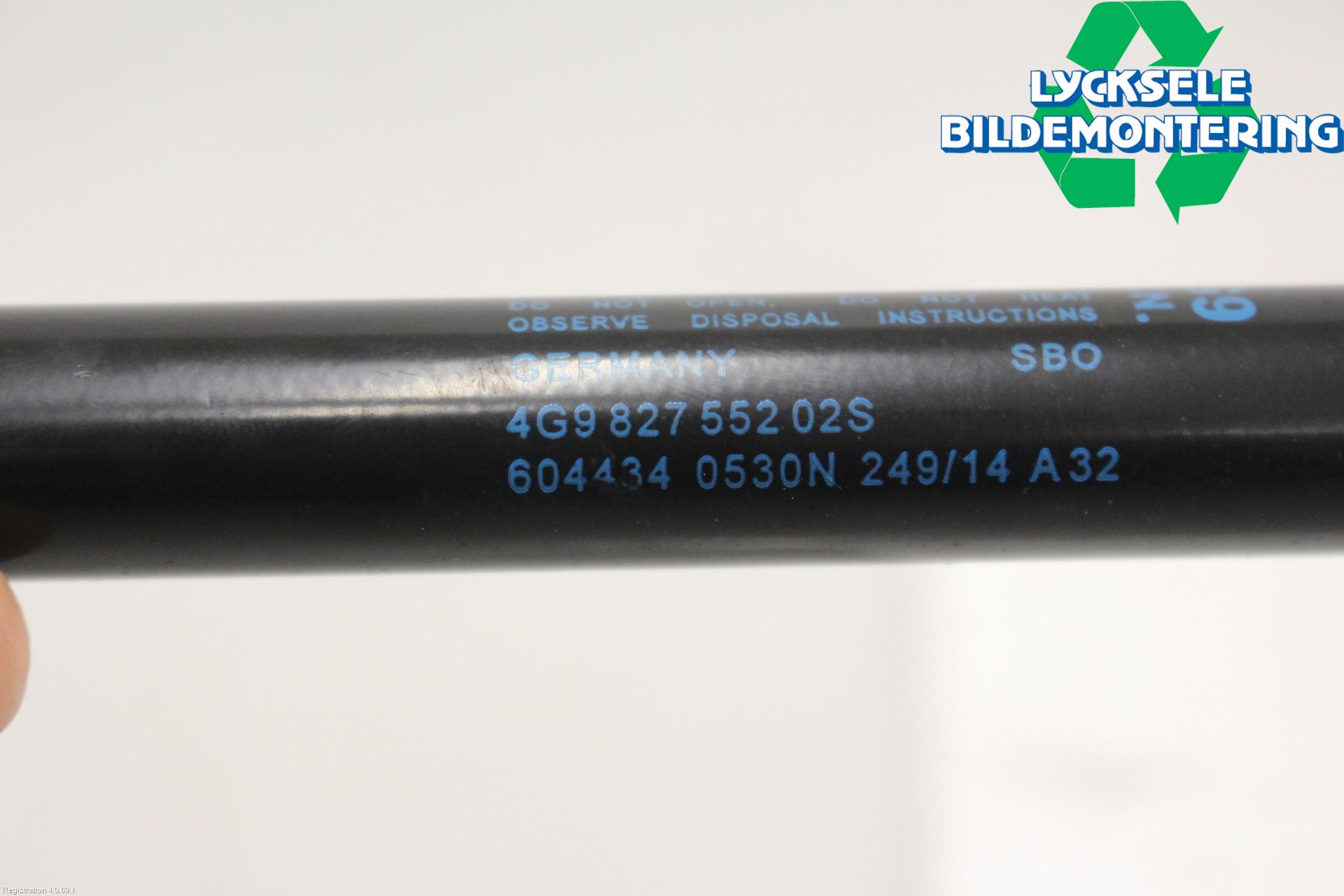 Audi A6/S6 4G 11-18 Gasfjäder Baklucka