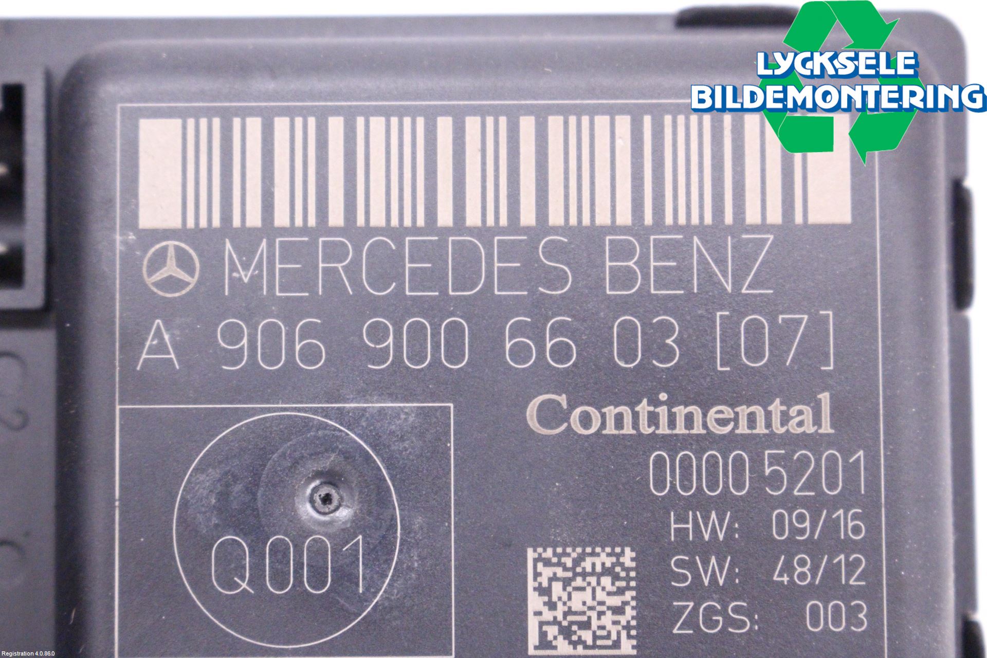 Mercedes-Benz MB SPRINTER (W906) 06-18 Styrenhet Dörr