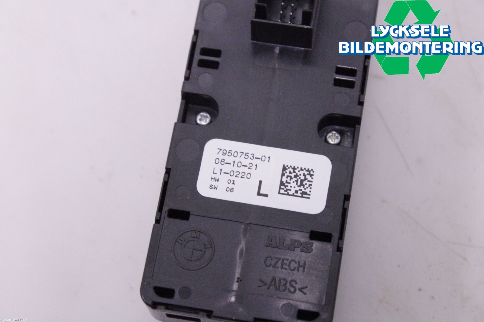 BMW 3 G20/G21/G80/G81 19- Strömställare Elhiss
