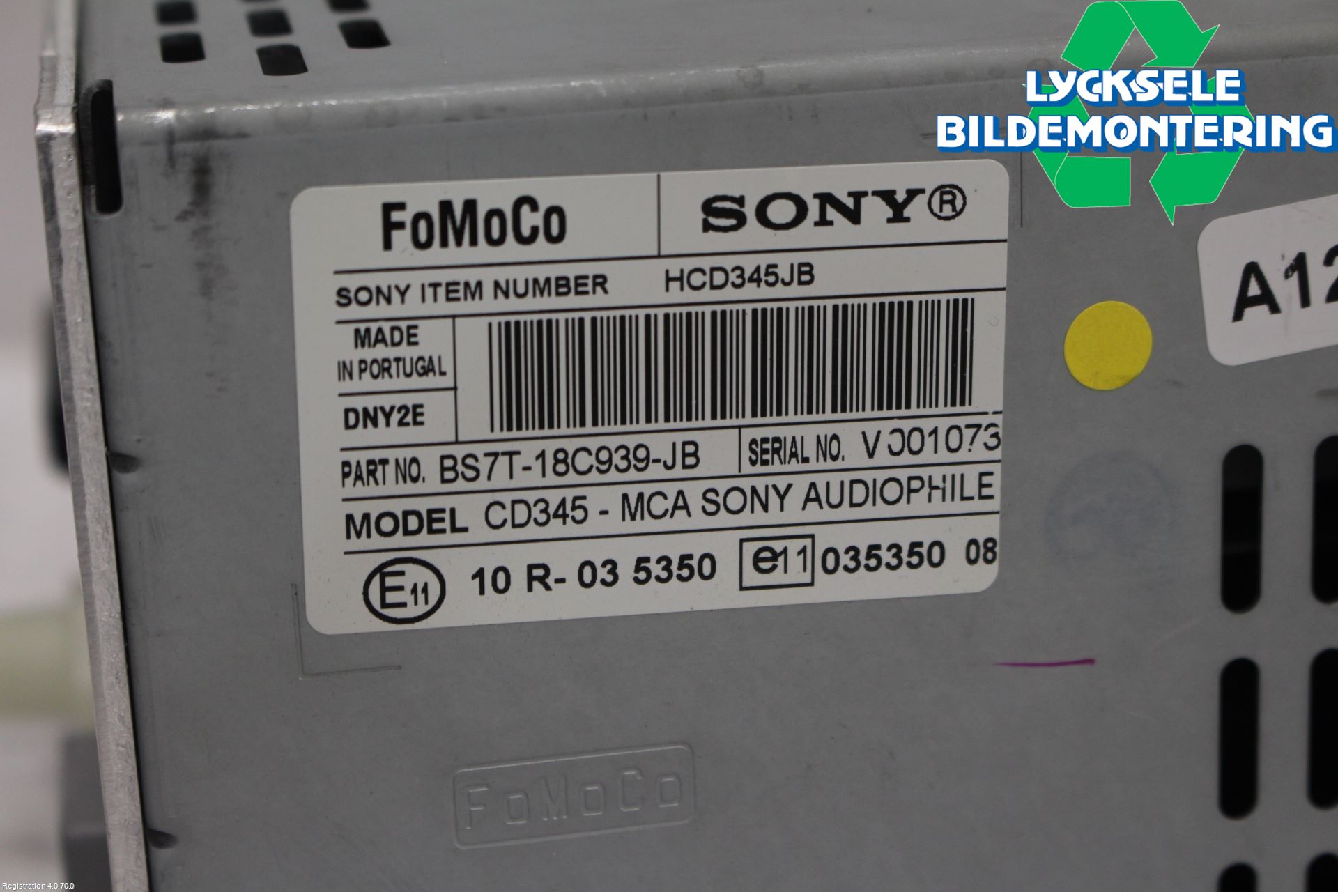 Ford MONDEO 07-15 Cd Radio - Multimediapanel