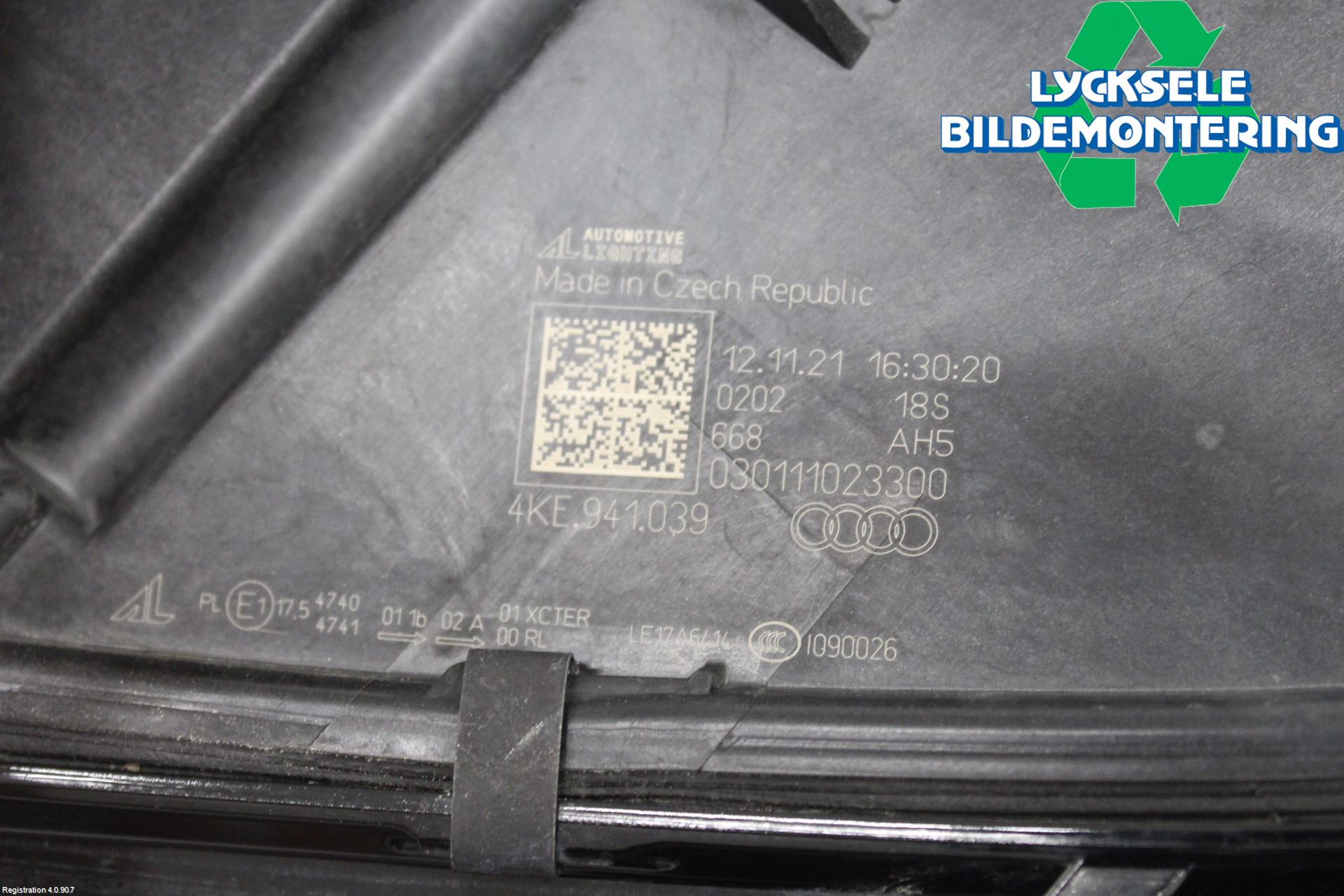 Audi E-TRON, S GE 19- Strålkastare Vänster