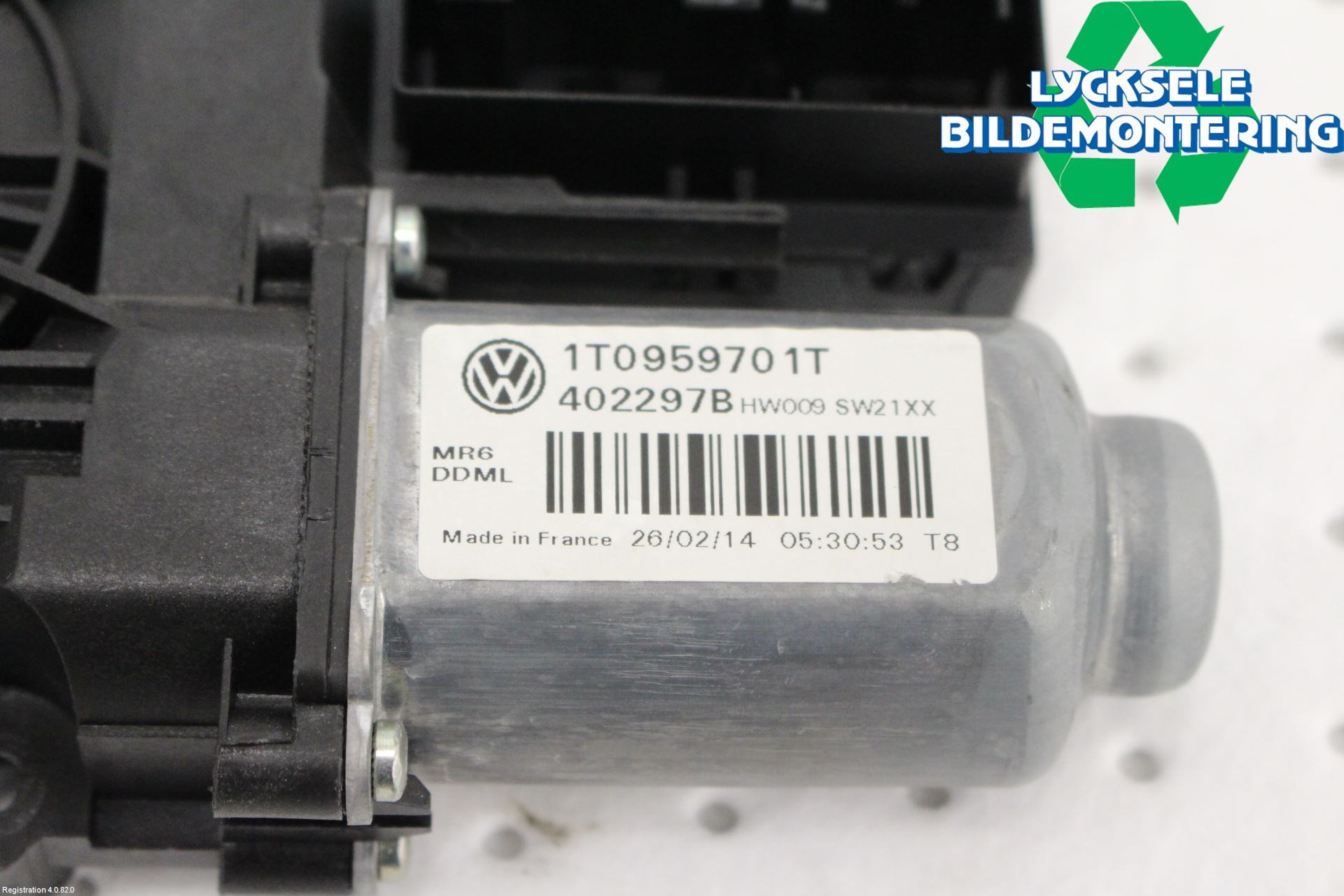 Volkswagen VW CADDY 11-15 Fönsterhissmotor