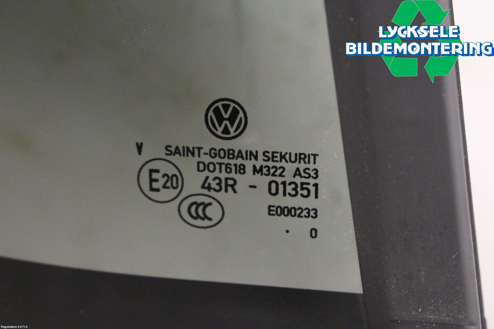 Volkswagen VW T-CROSS 19- Dörruta Bak Lilla Hö