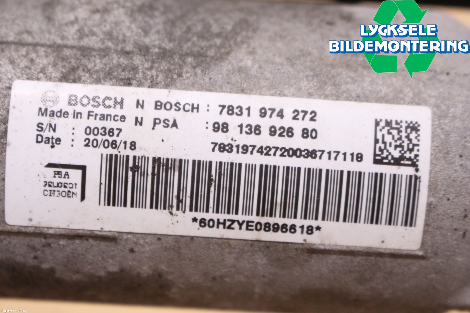 Peugeot EXPERT/E-EXPERT 17- Styrväxel Servo -Snäcka