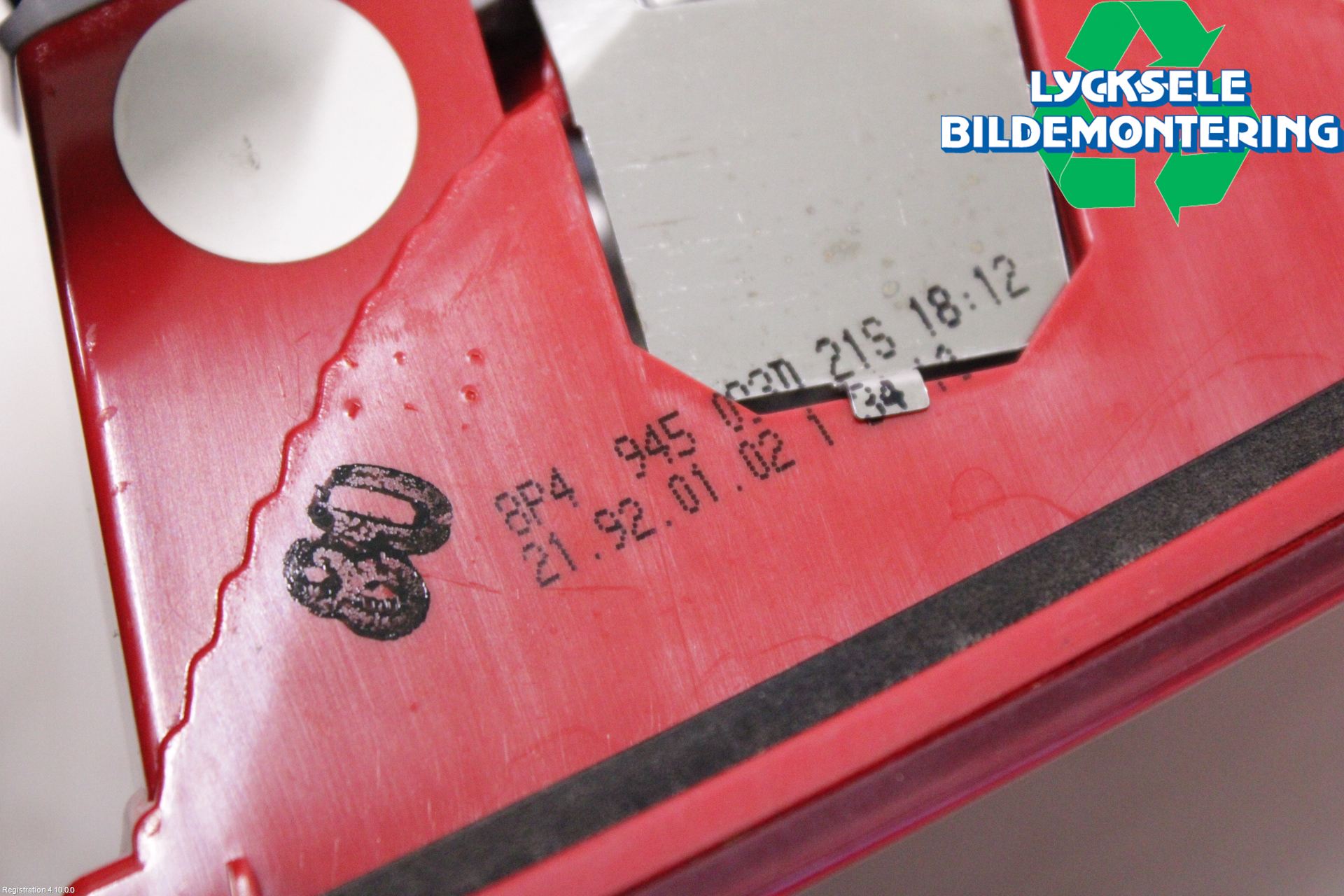 Audi A3/S3 05-13 Bakljus Lucka Vä