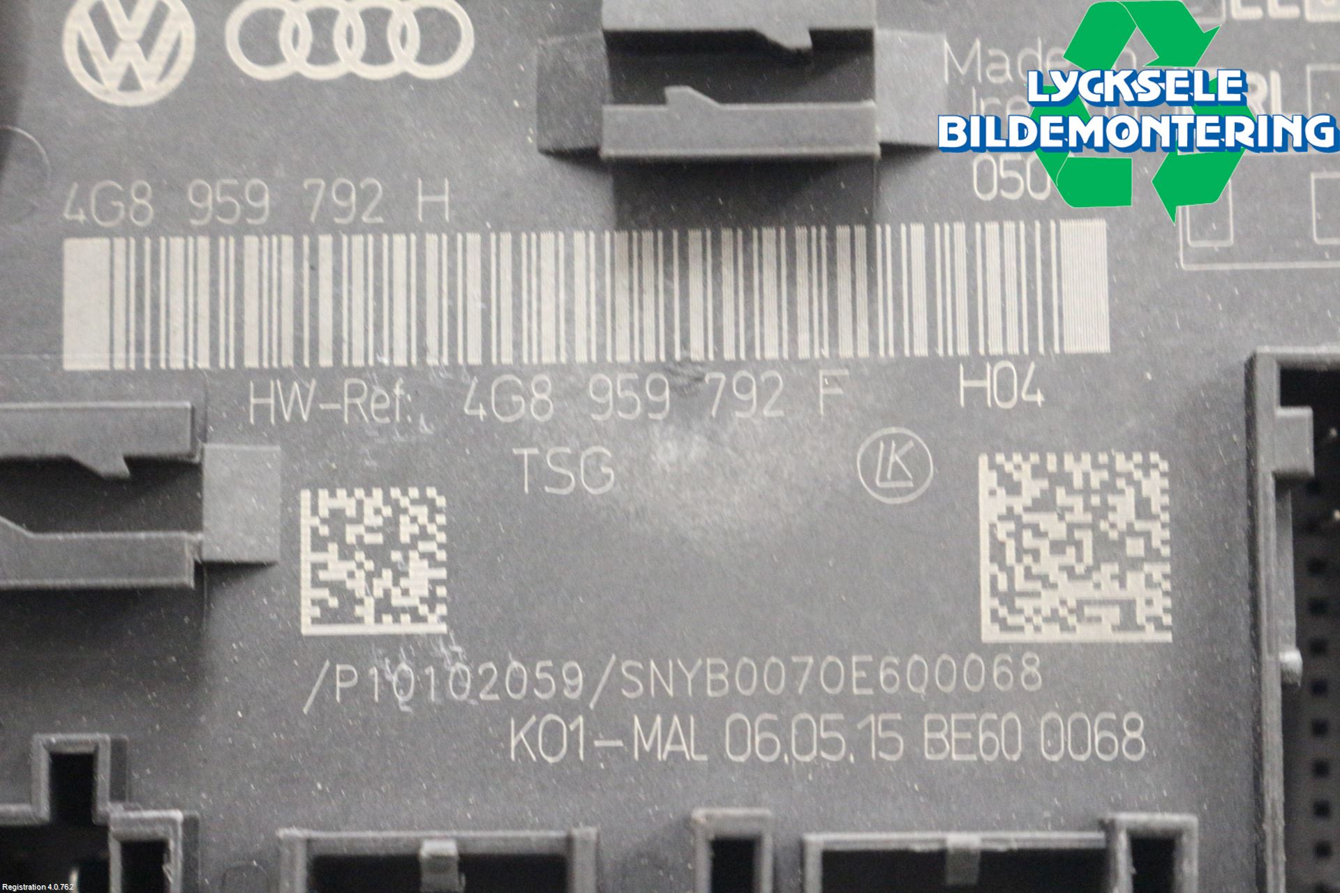 Audi A6/S6 4G 11-18 Styrenhet Dörr