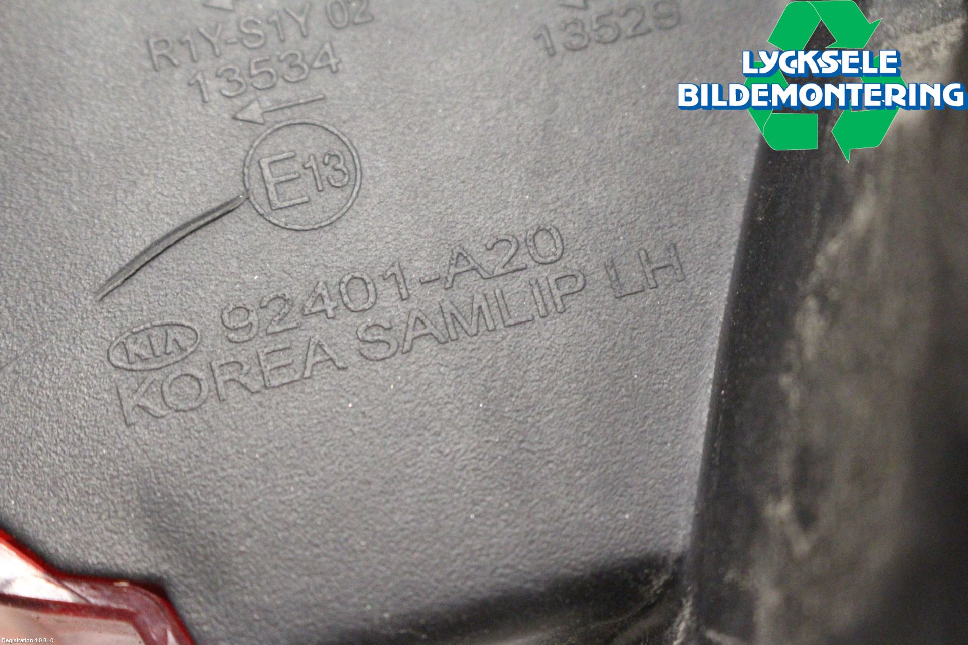 Kia CEED 12-18 Bakljus Vänster