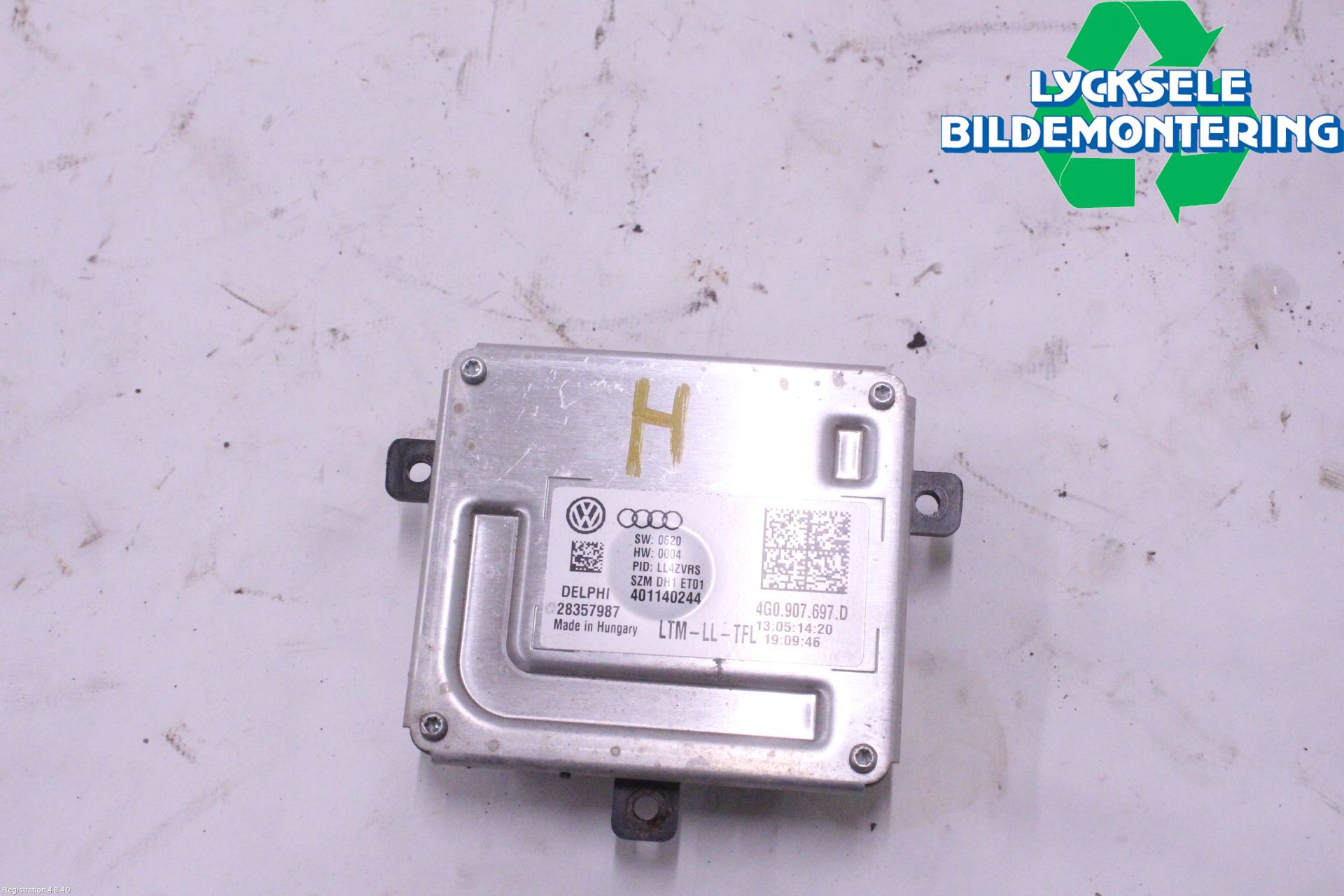 Audi A4 12-15 Styrenhet Strålkastare