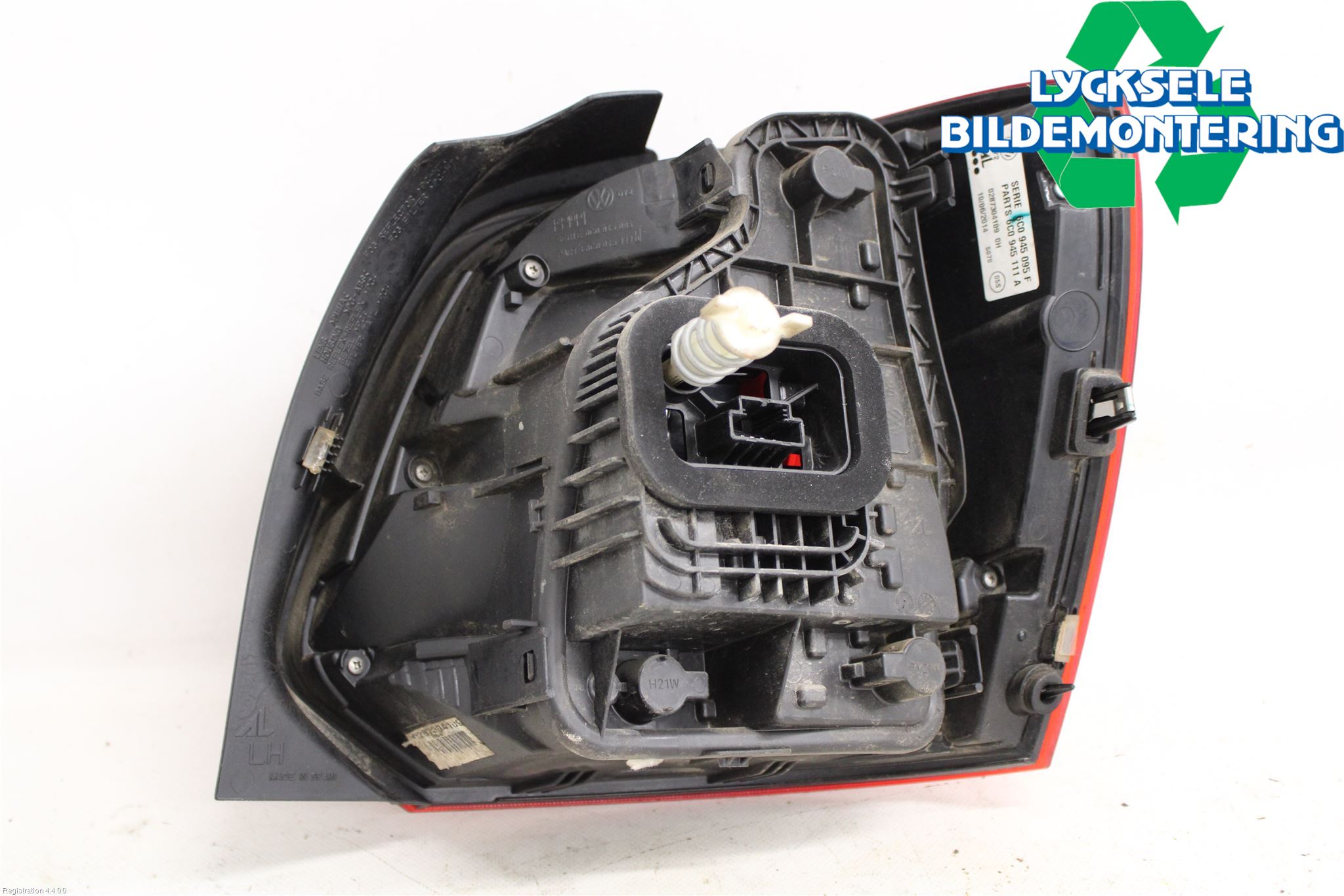 Volkswagen VW POLO 10-17 Bakljus Vänster