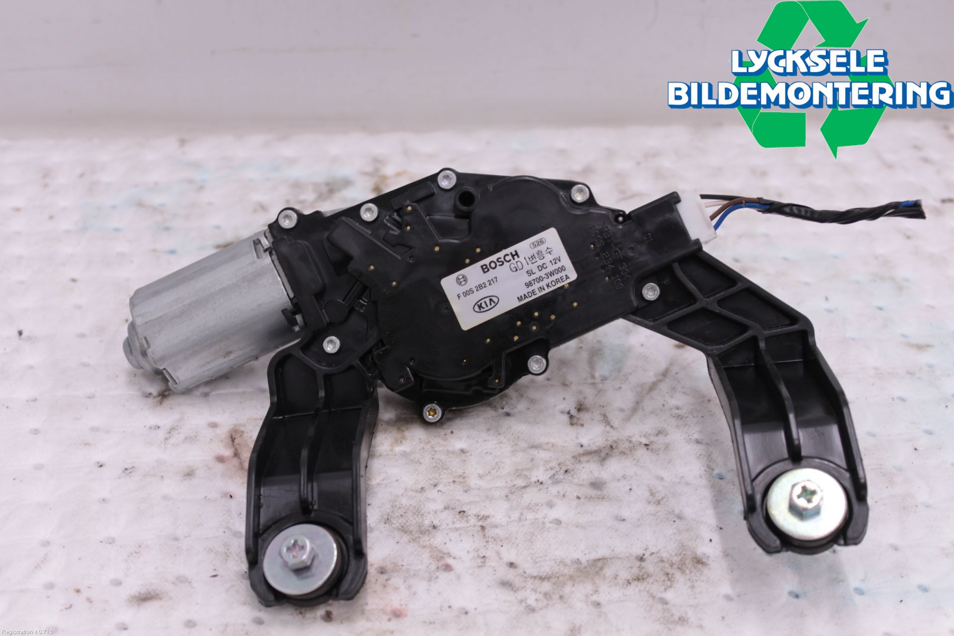 Kia SPORTAGE (SL) 11-15 Torkarmotor Baklucka