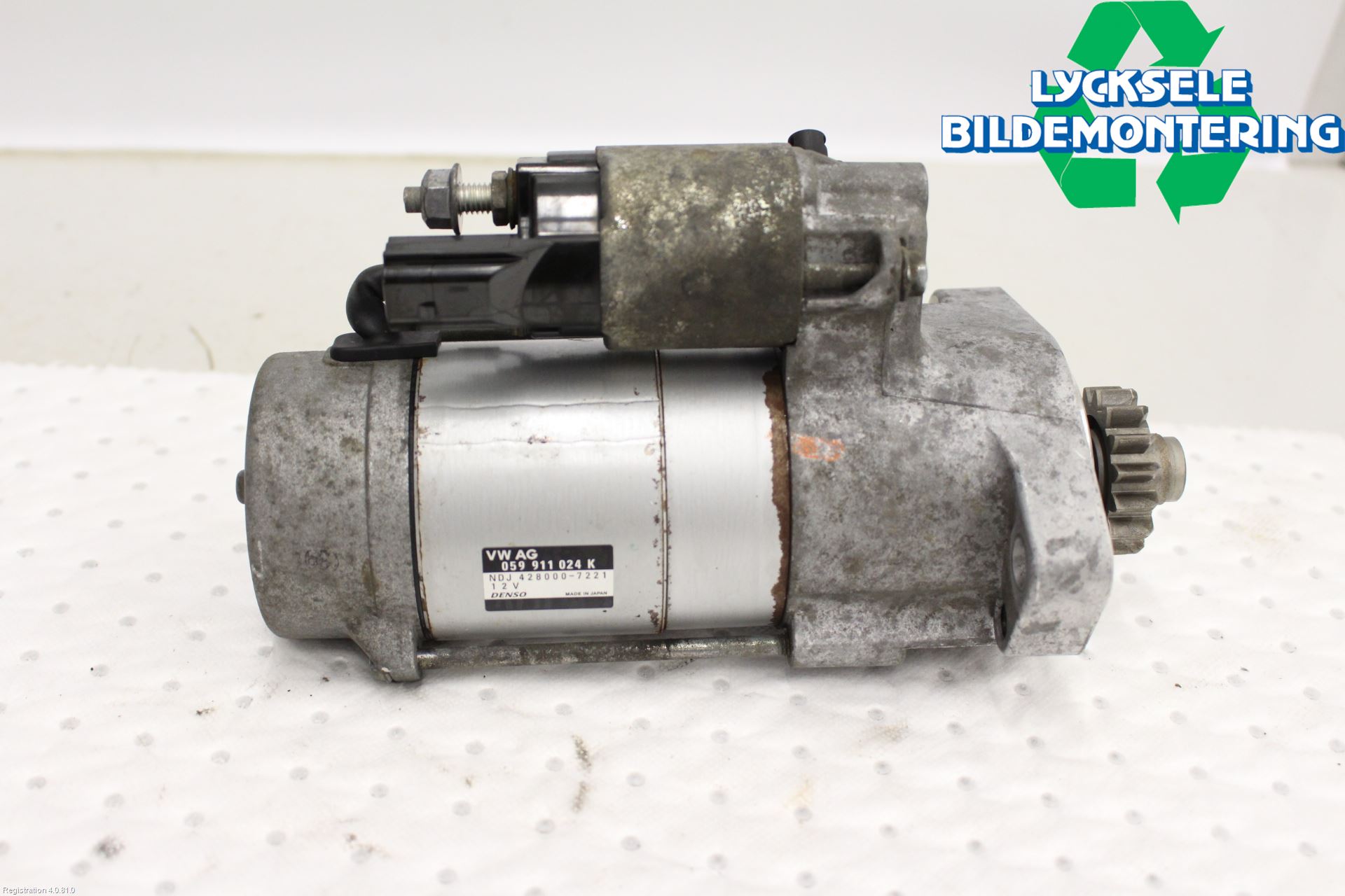Volkswagen VW TOUAREG 7L 03-10 Startmotor Diesel