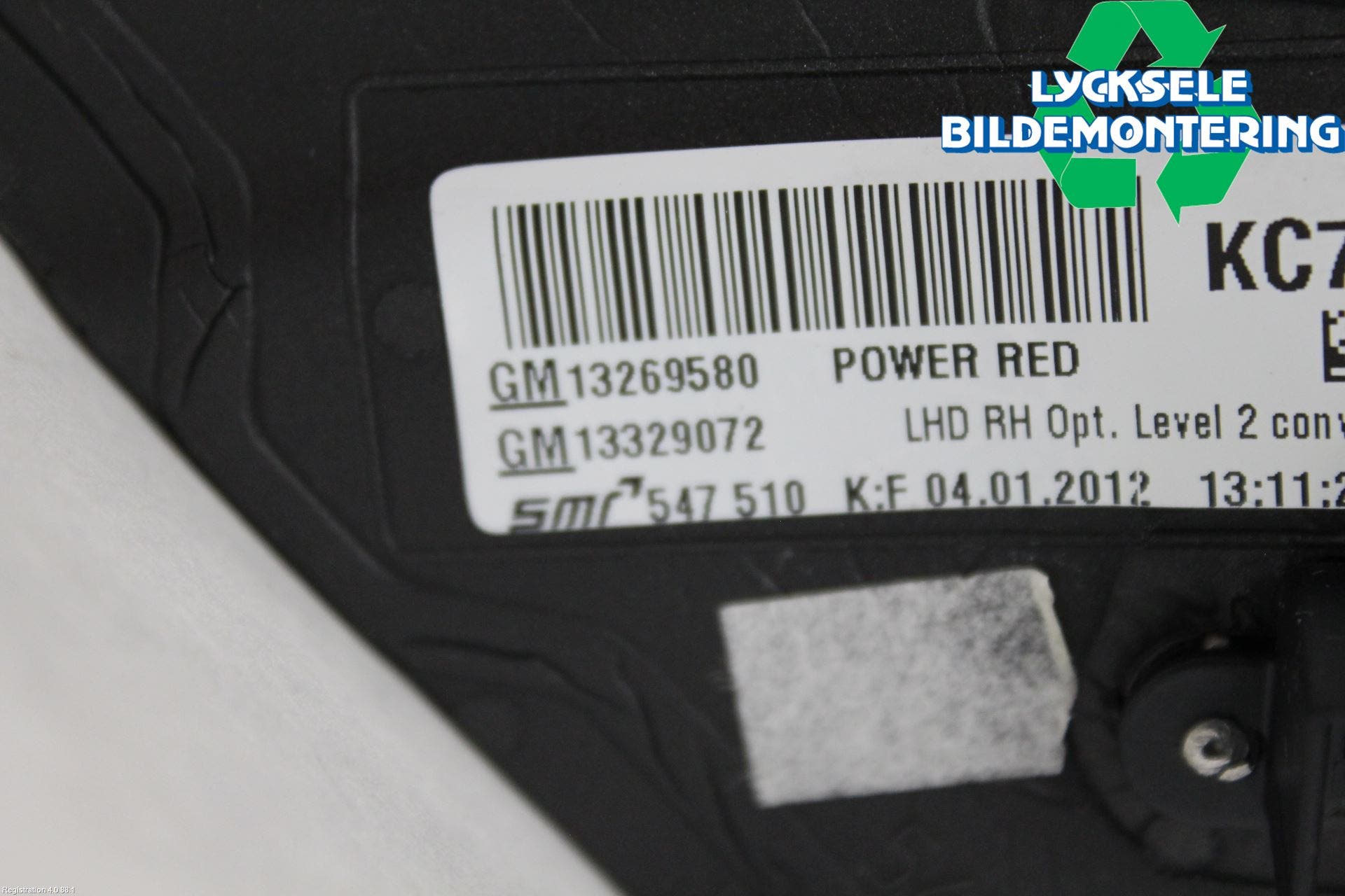 Opel INSIGNIA 09-16 Spegel Yttre El Hö