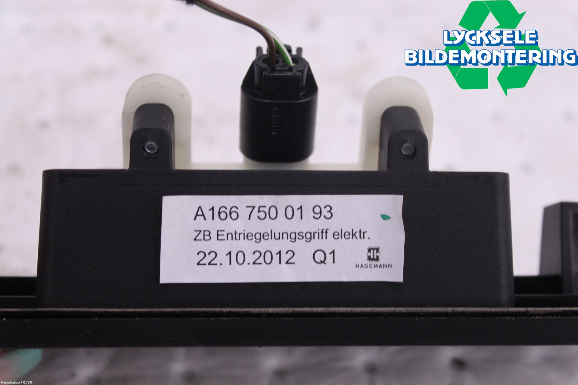 Mercedes-Benz MB GLK-KLASS (X204) 08-16 Bakluckehandtag