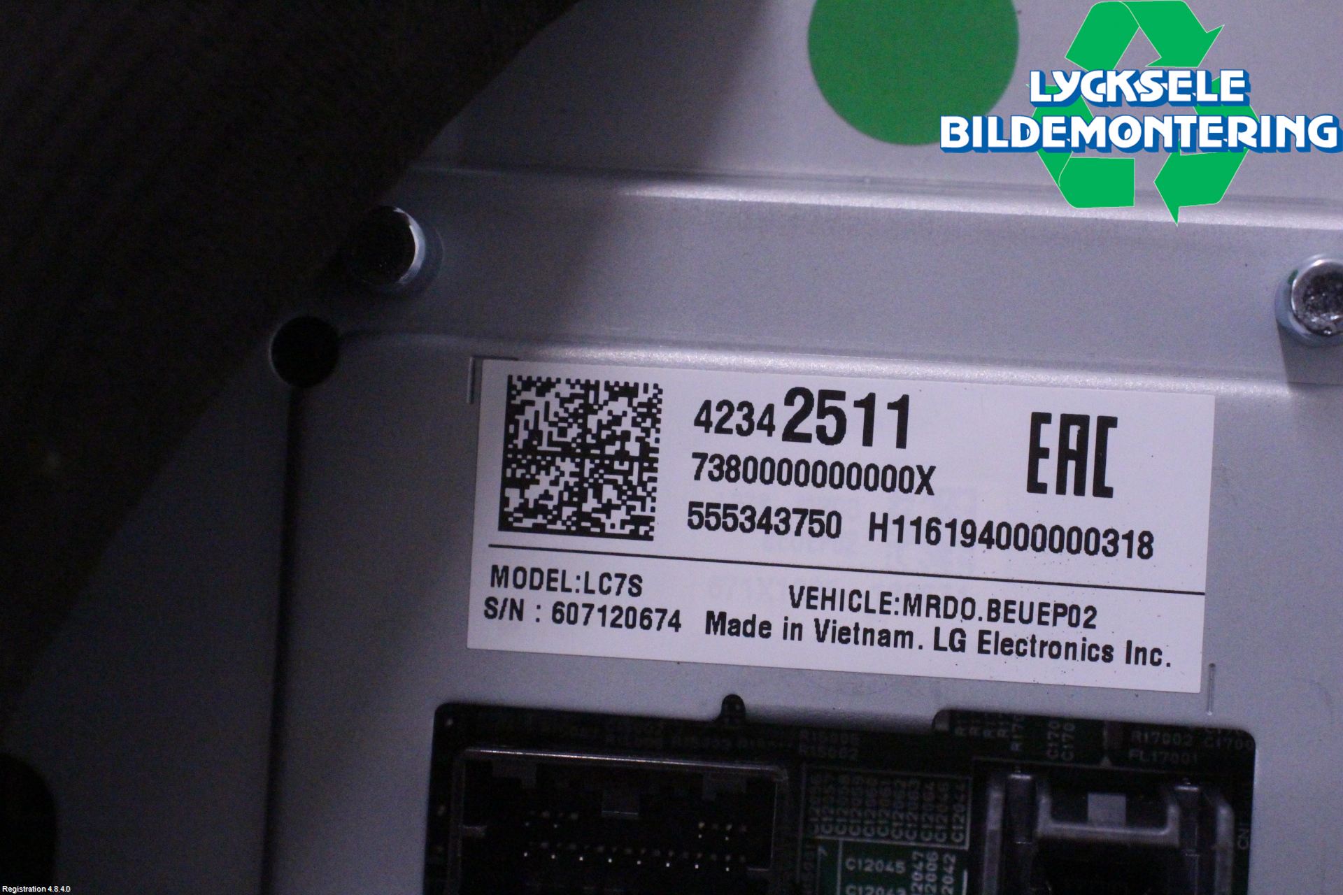 Opel ASTRA K 16-22 Bildskärm