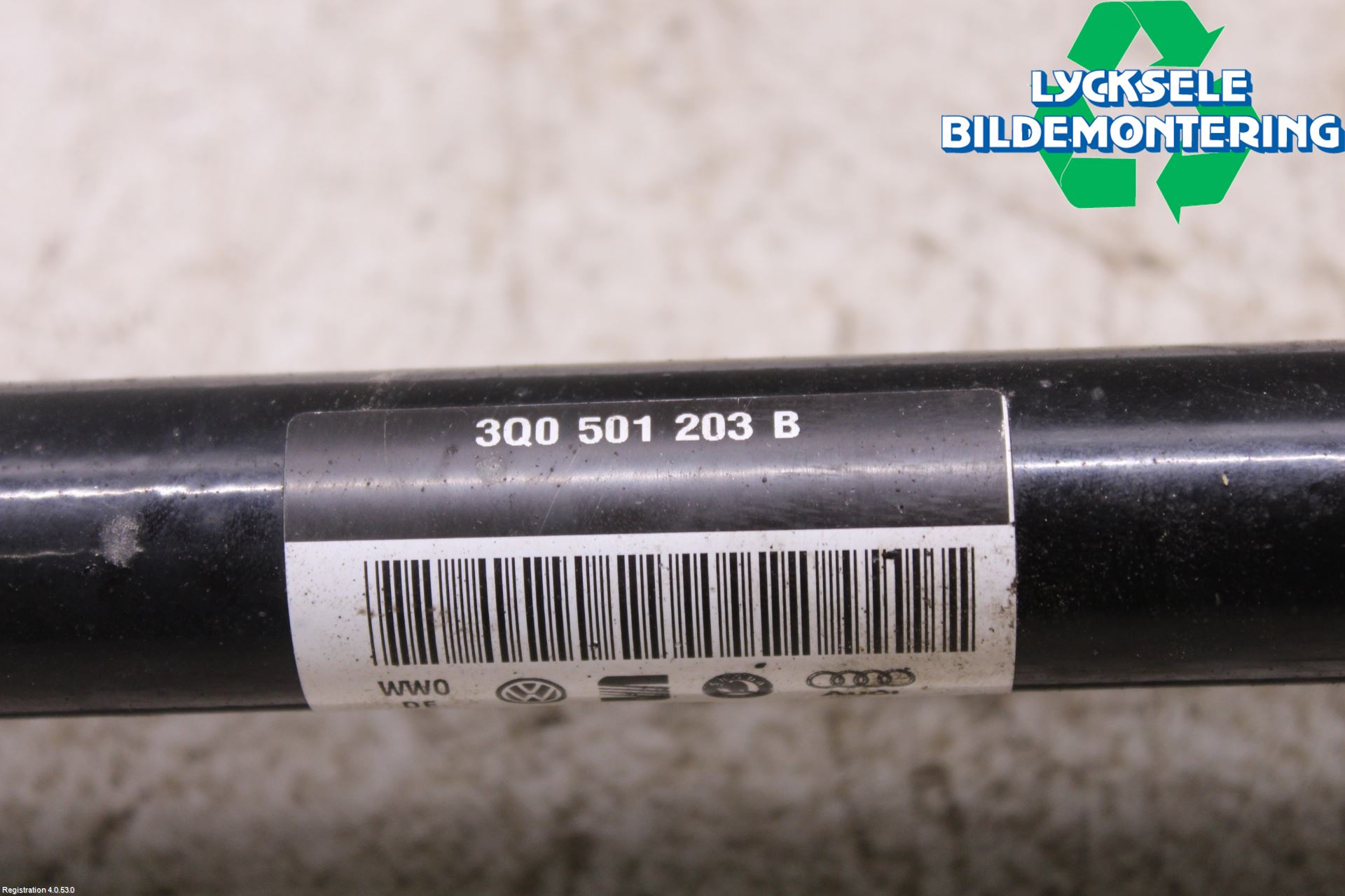 Volkswagen VW TIGUAN 16-24 Drivaxel Bak Vänster