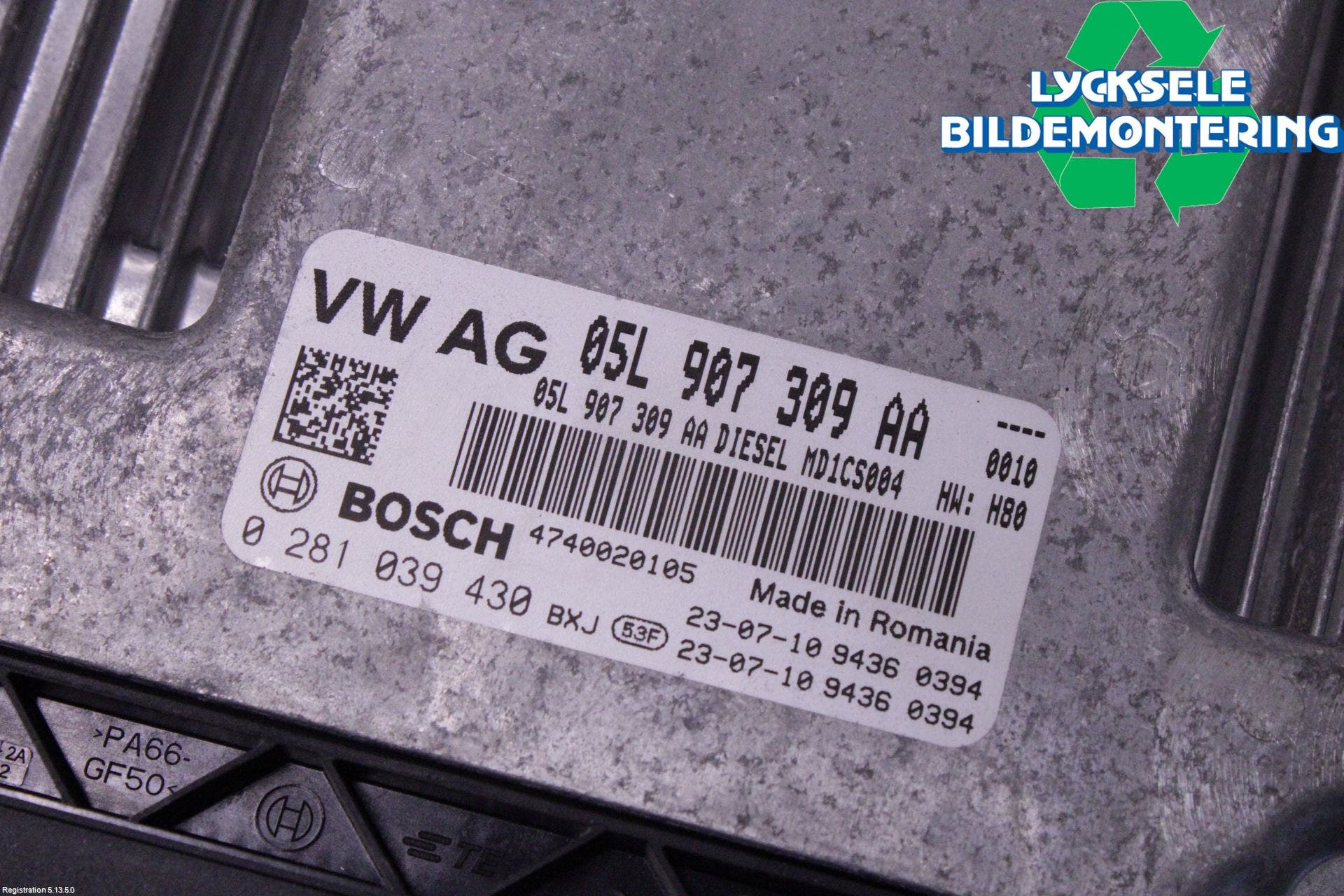 Volkswagen VW GOLF / E-GOLF VIII 20- Styrenhet Inspump Diesel