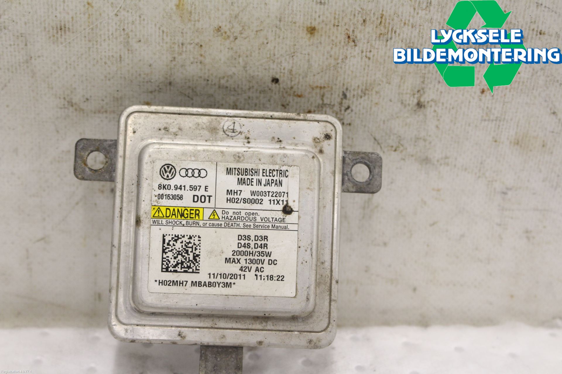 Audi A4 12-15 Styrenhet Strålkastare