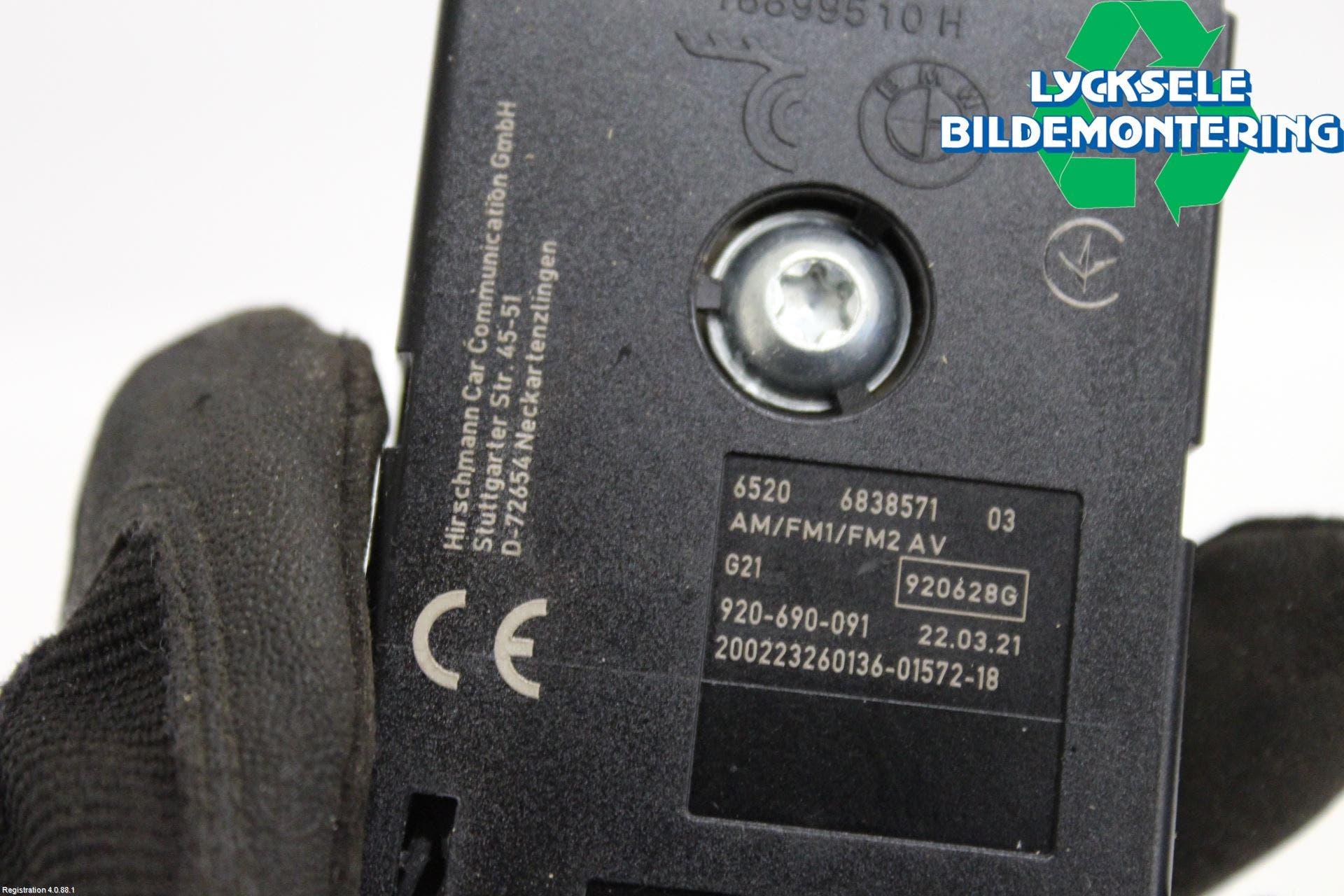 BMW 3 G20/G21/G80/G81 19- Antennförstärkare