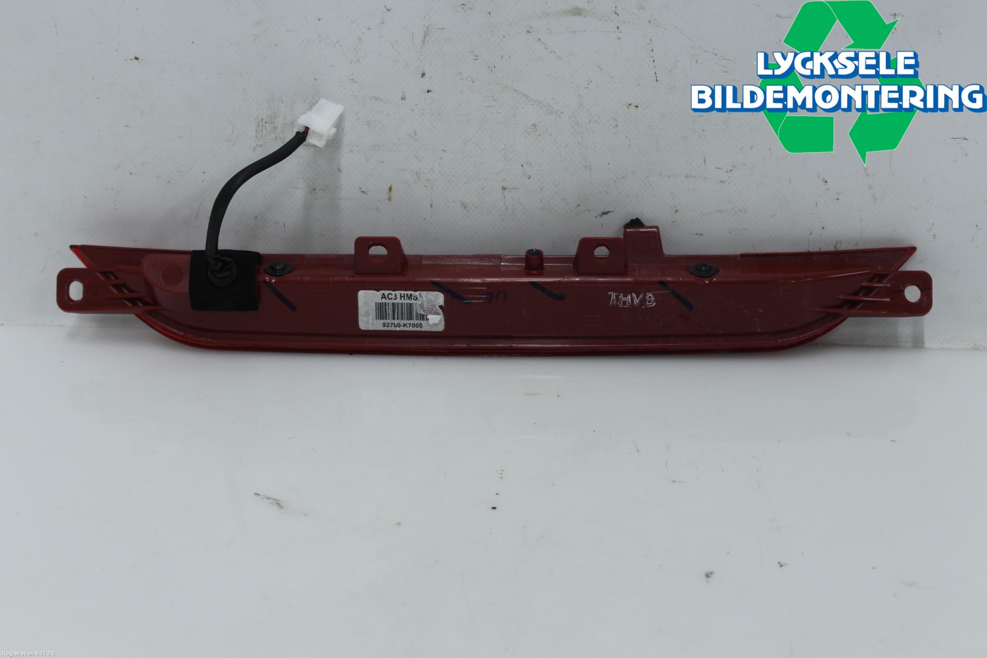 Hyundai i10 LA 20- Bromsljus Bakruta
