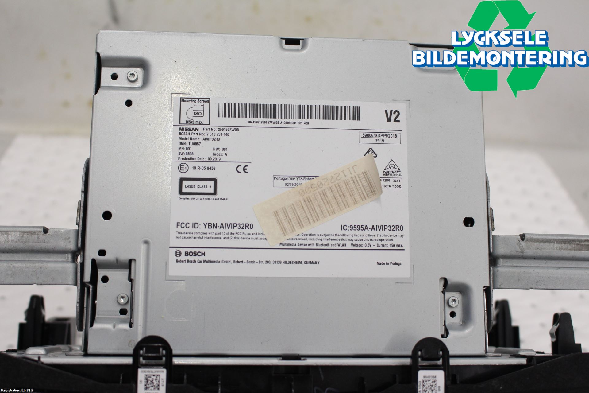 Nissan QASHQAI 17-21 Cd Radio - Multimediapanel