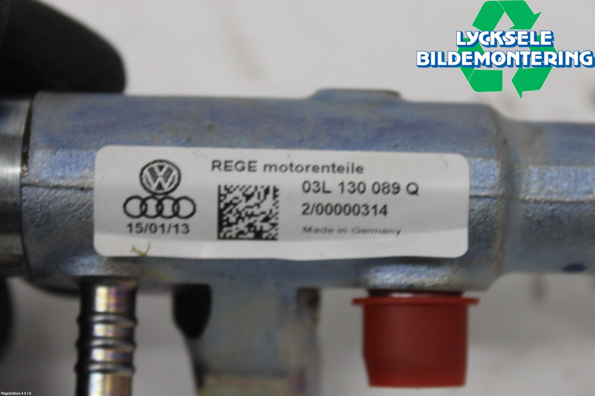 Audi Q5 09-16 Inj. Fuelrail