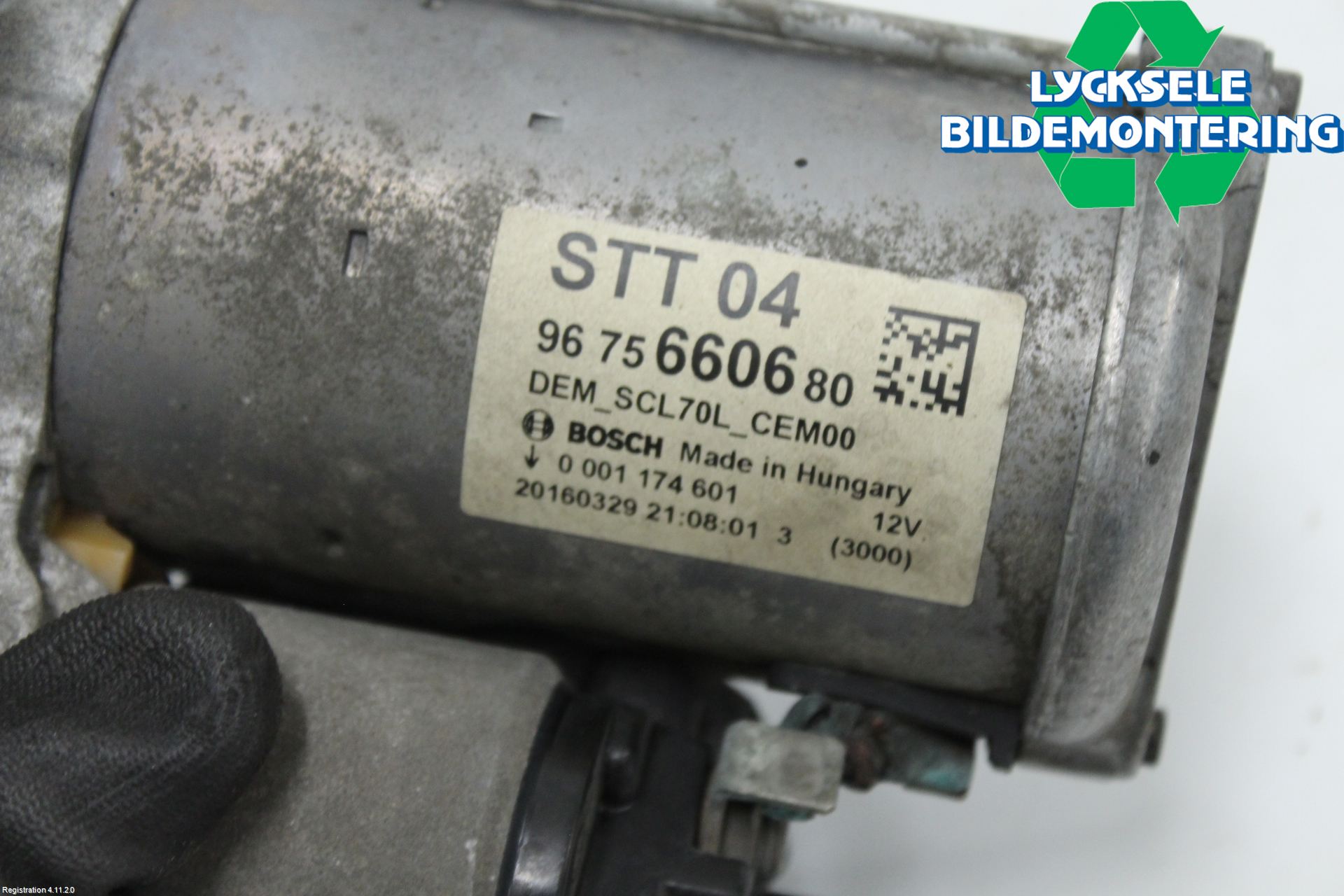 Peugeot 2008 13-20 Startmotor Diesel