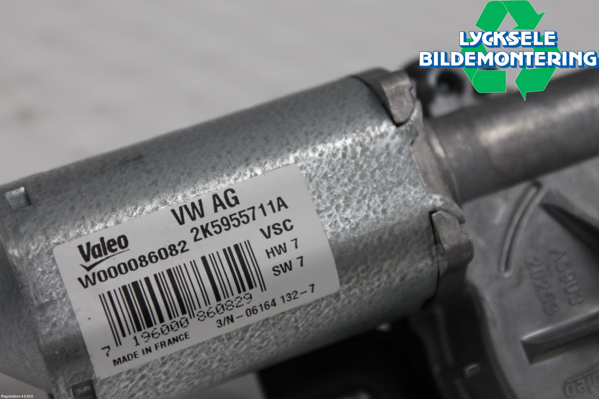 Volkswagen VW CADDY 16-20 Torkarmotor Baklucka