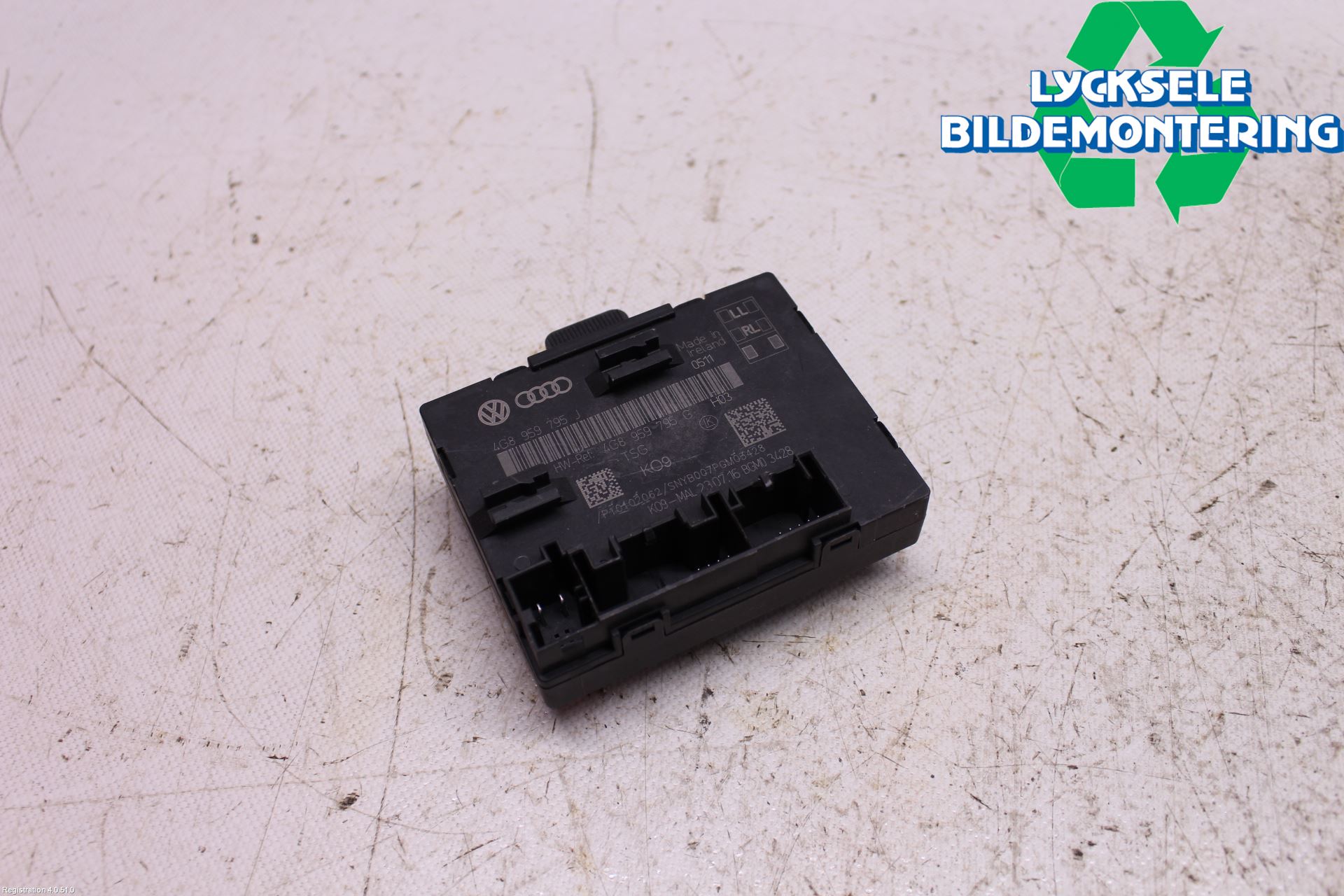 Audi A6/S6 4G 11-18 Styrenhet Dörr