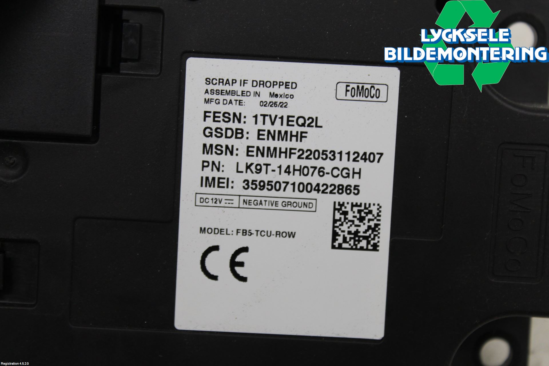 Ford MUSTANG Mach-E 21- Antennförstärkare