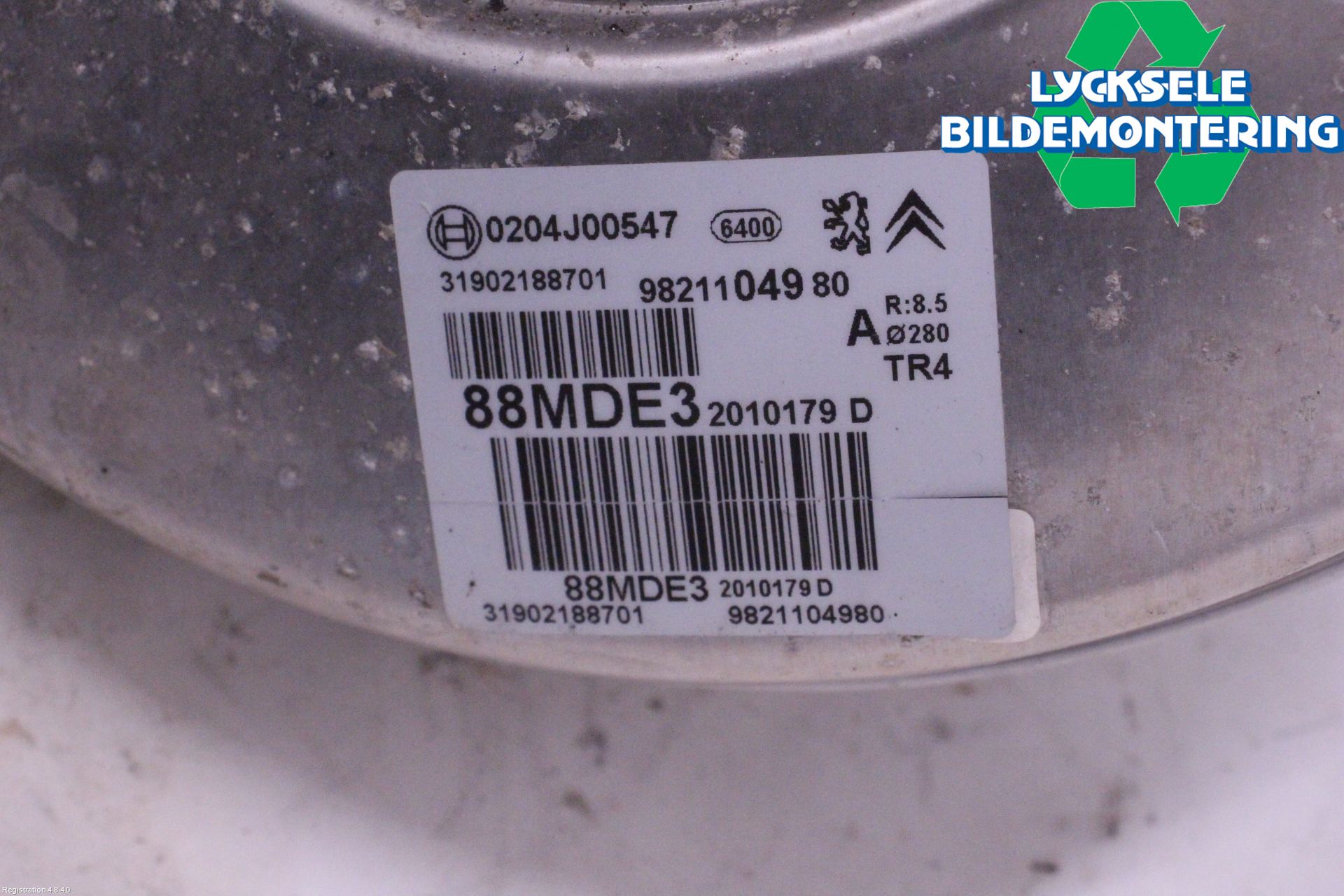 Peugeot PARTNER/E-PARTNER 19- Bromsservo